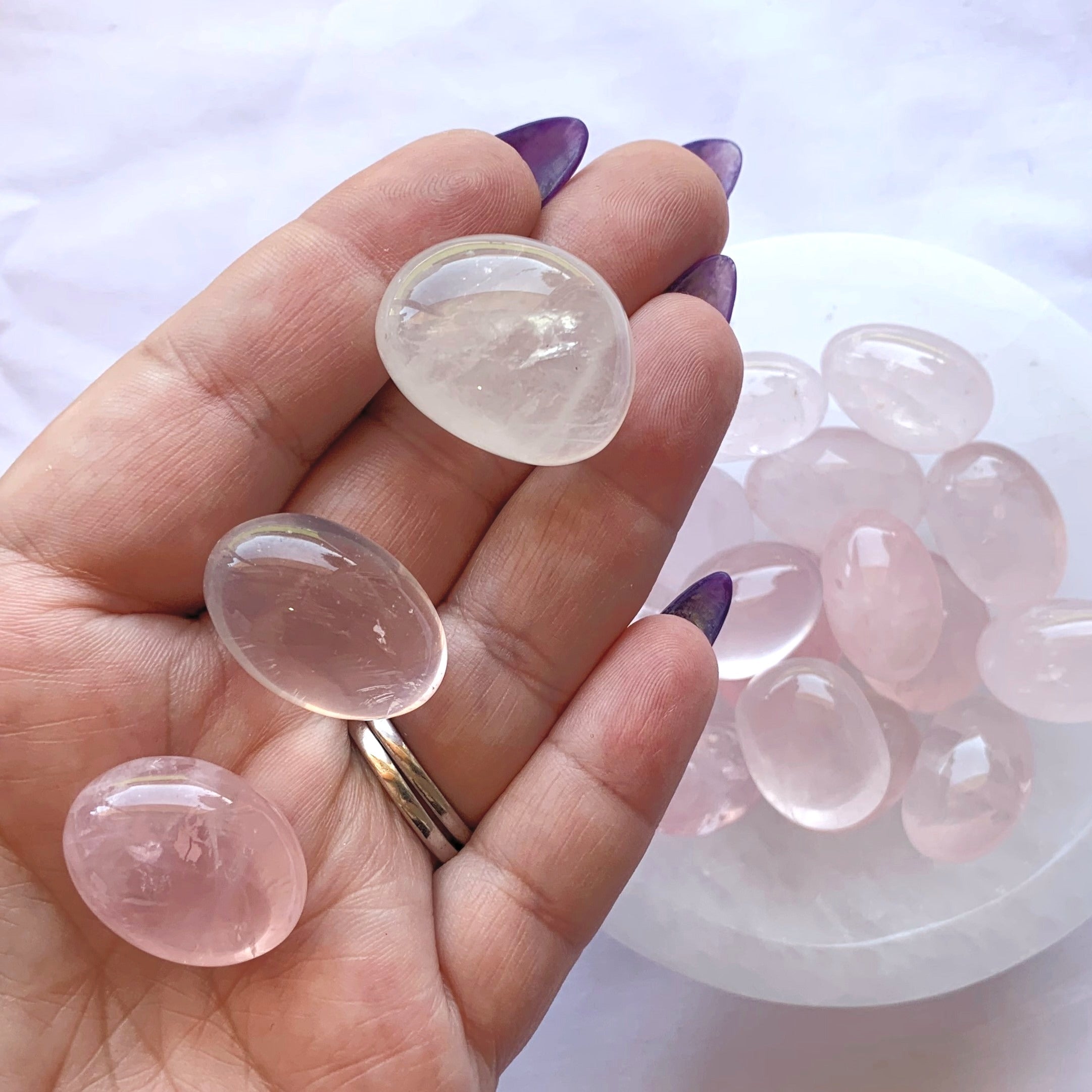 Rose Quartz Tumbles