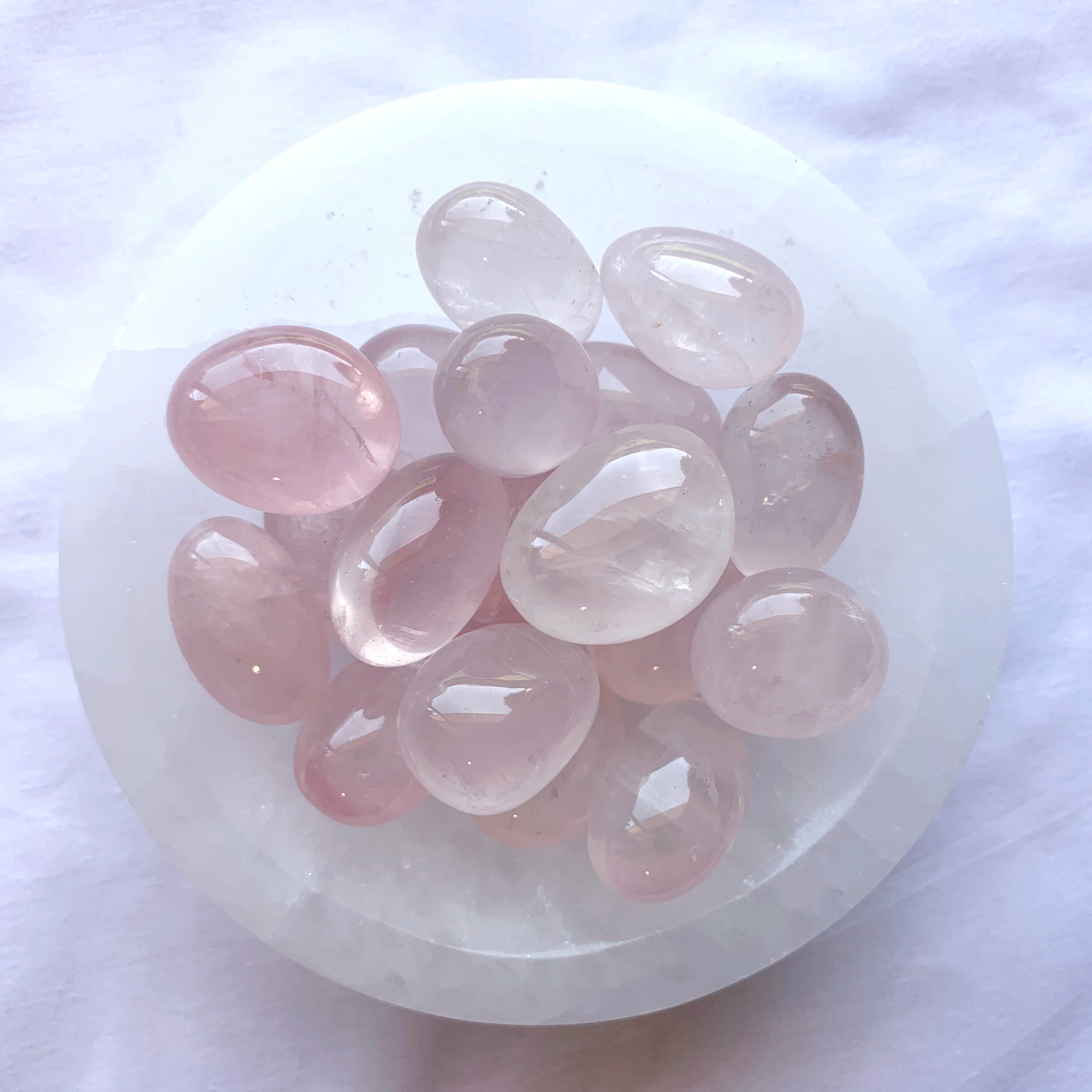 Rose Quartz Tumbles
