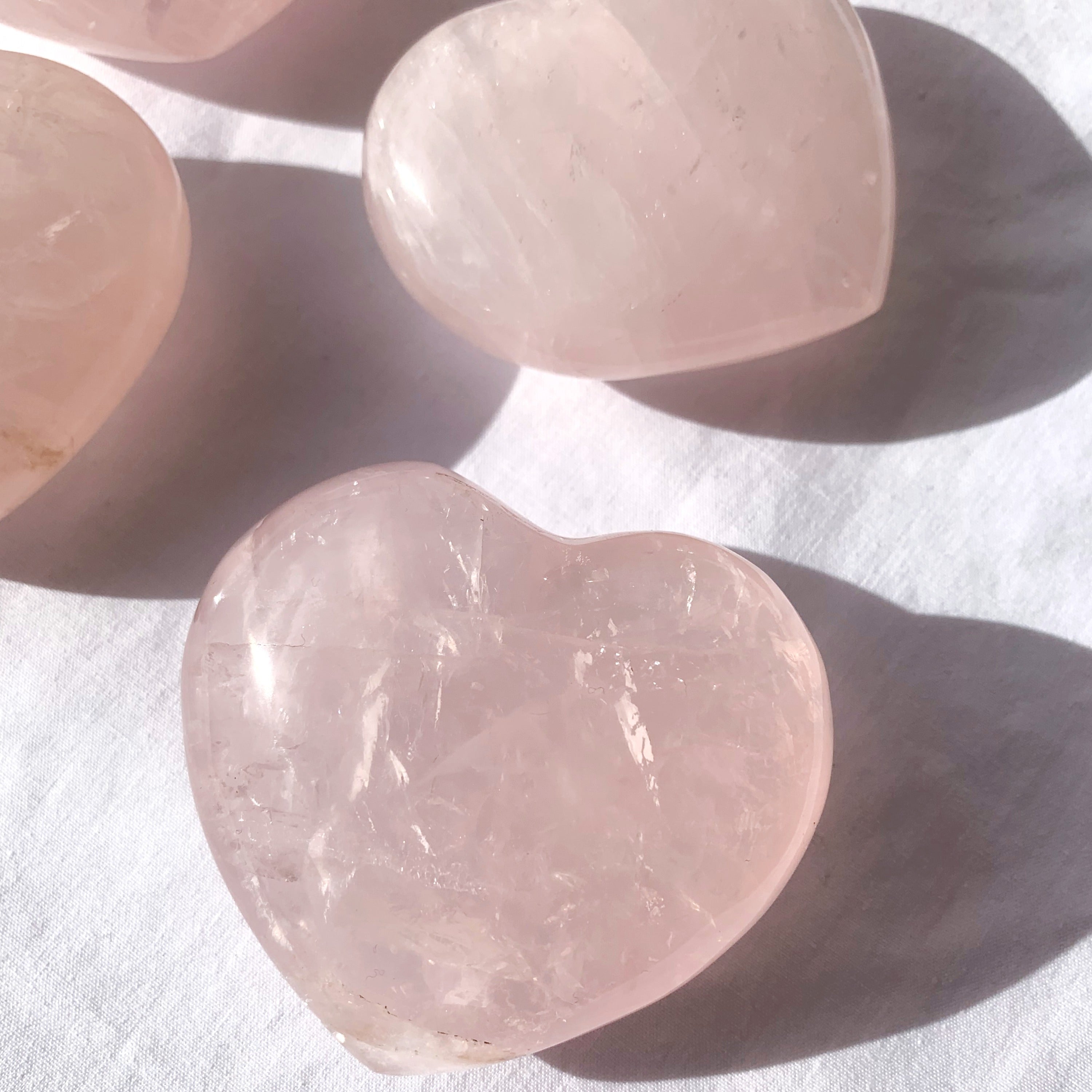 Rose Quartz Heart | X-Large