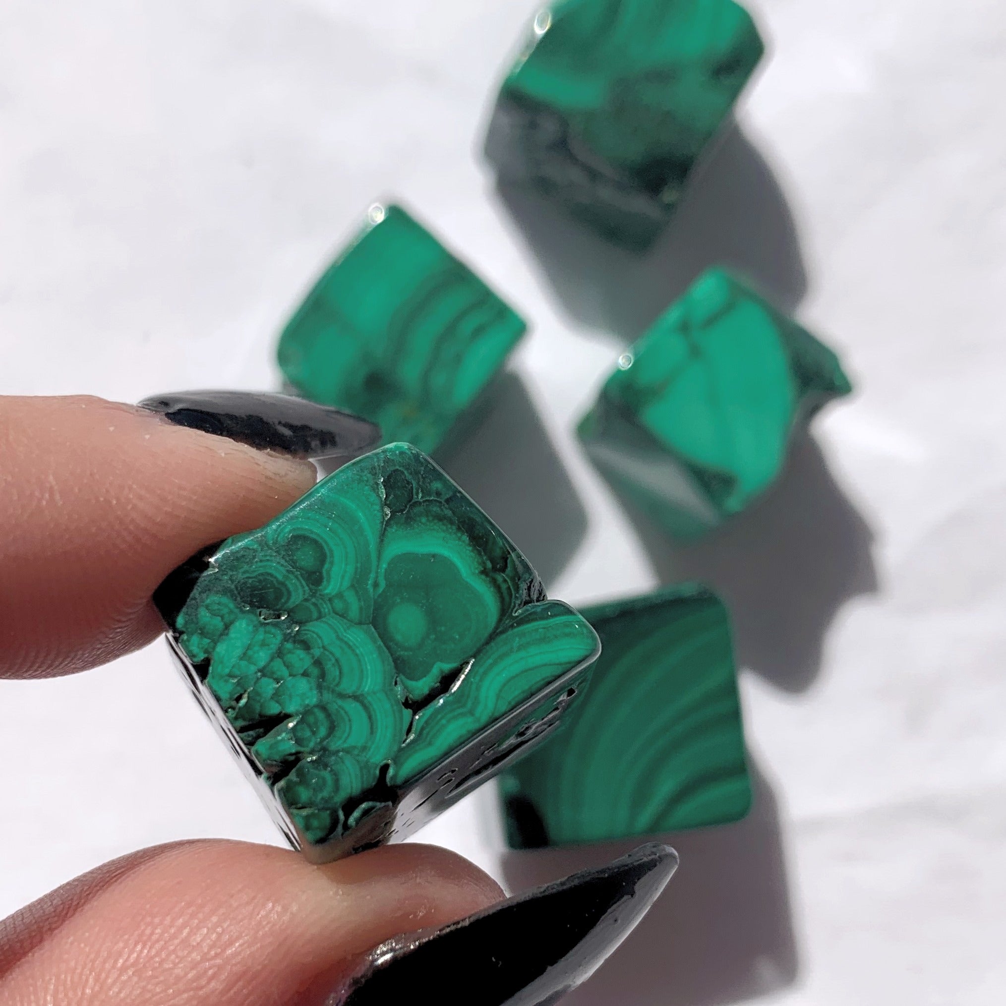 Malachite Cubes