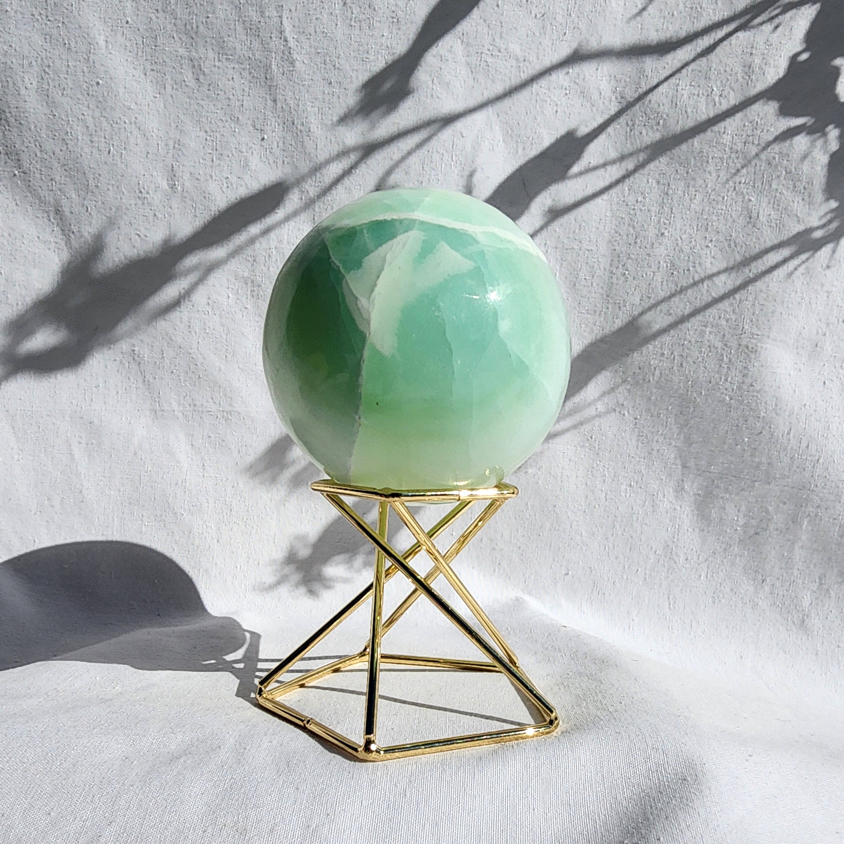 Pistachio Calcite Sphere
