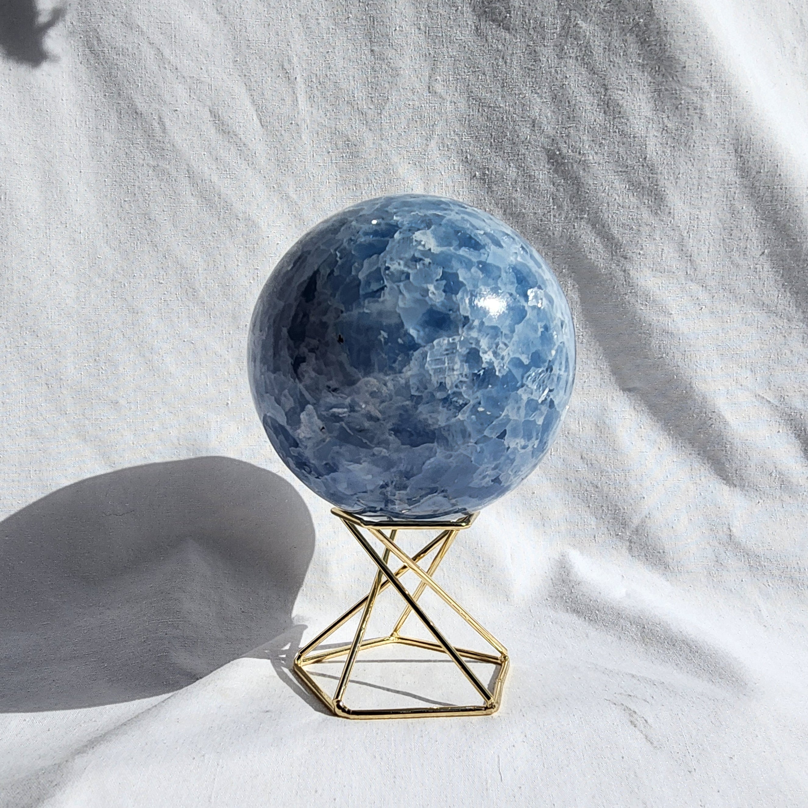 Blue Calcite Sphere