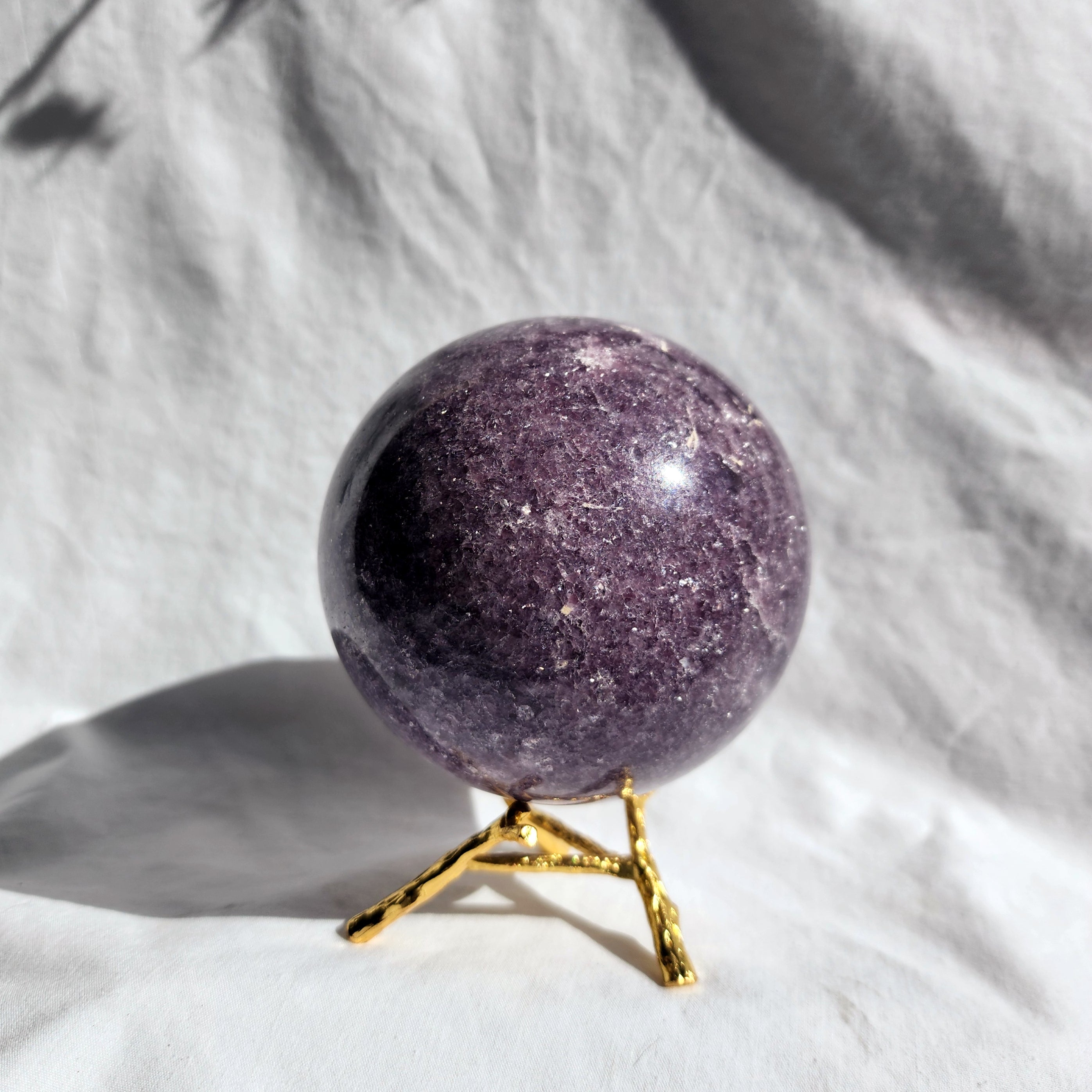 Lepidolite Sphere