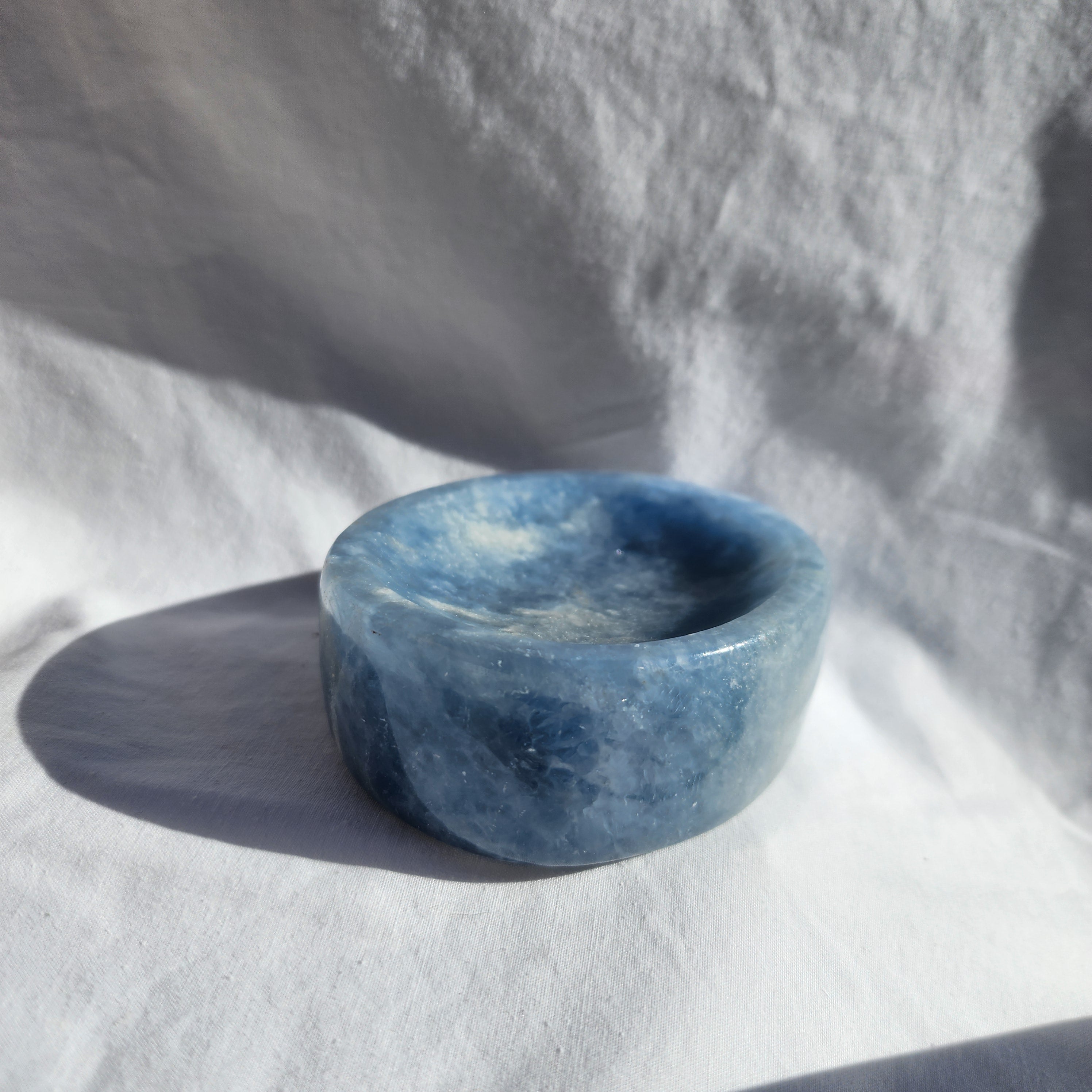 Blue Calcite Dish