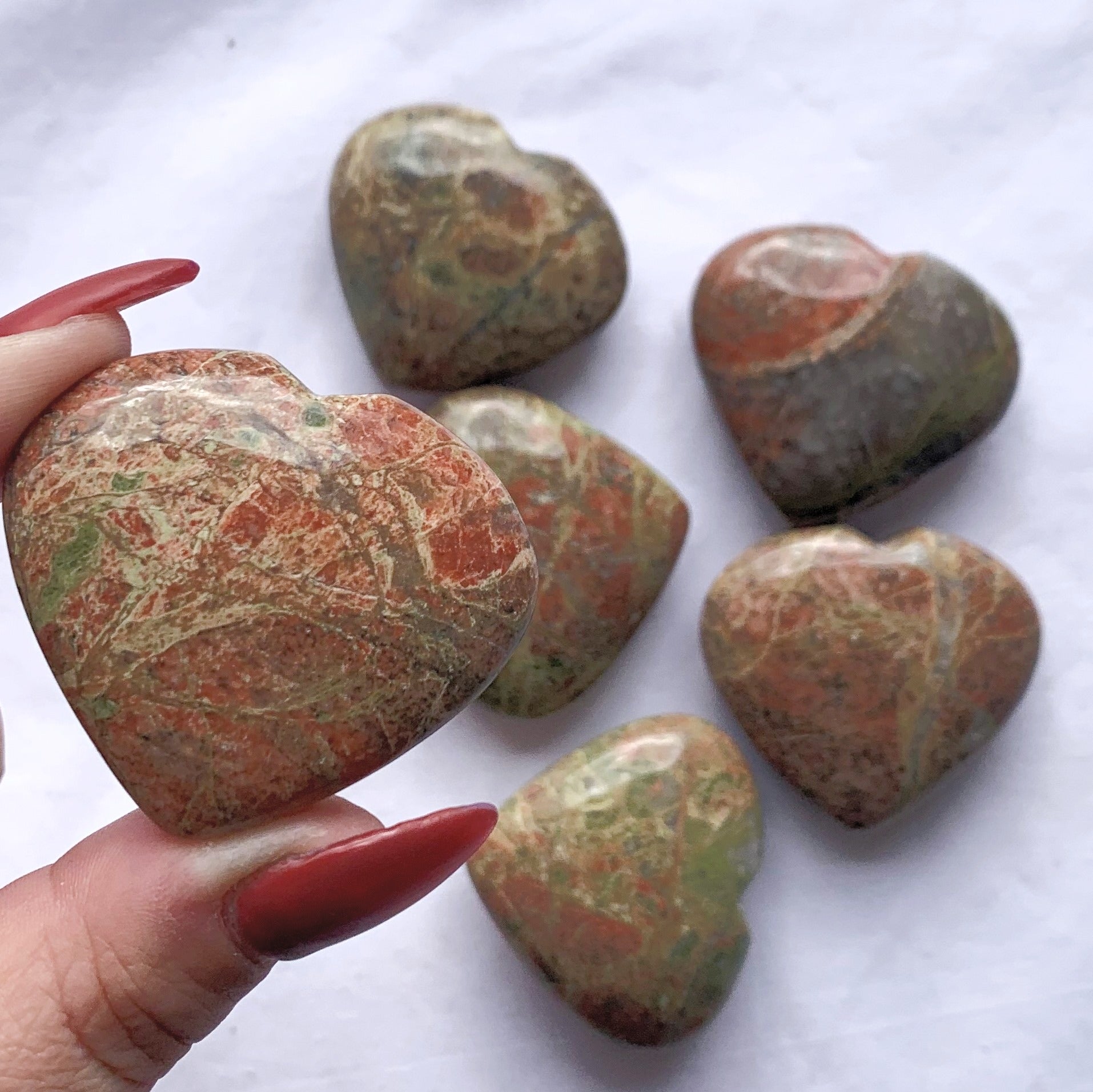 Unakite Heart