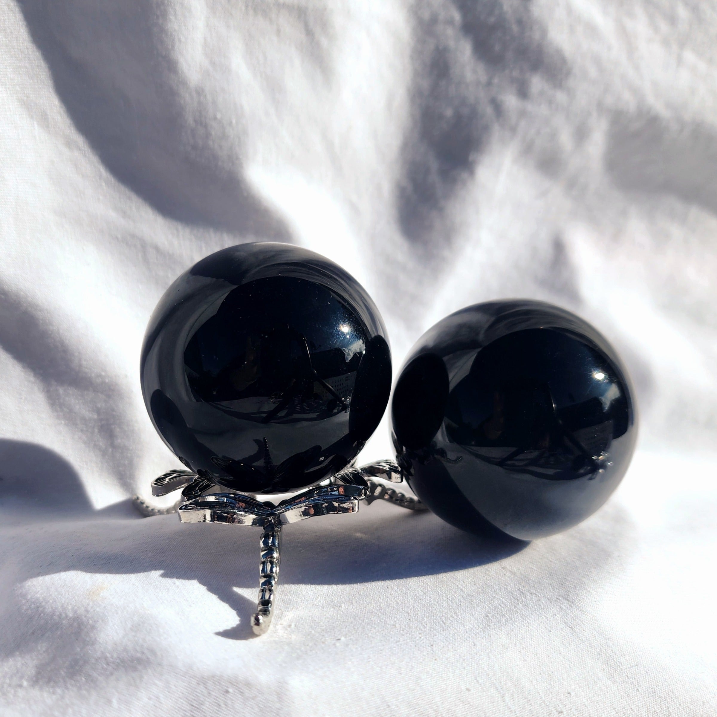 Black Obsidian Sphere | Medium
