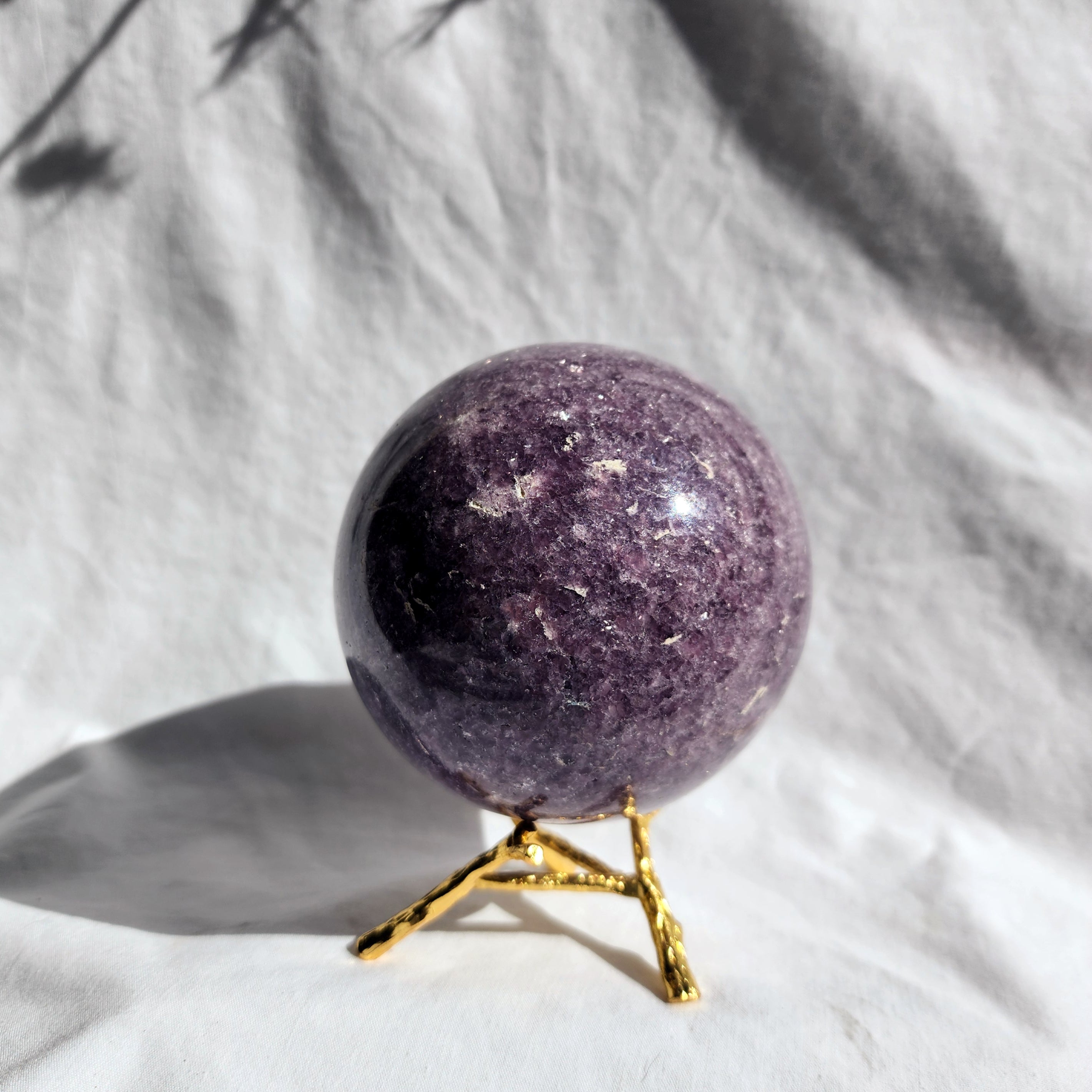 Lepidolite Sphere