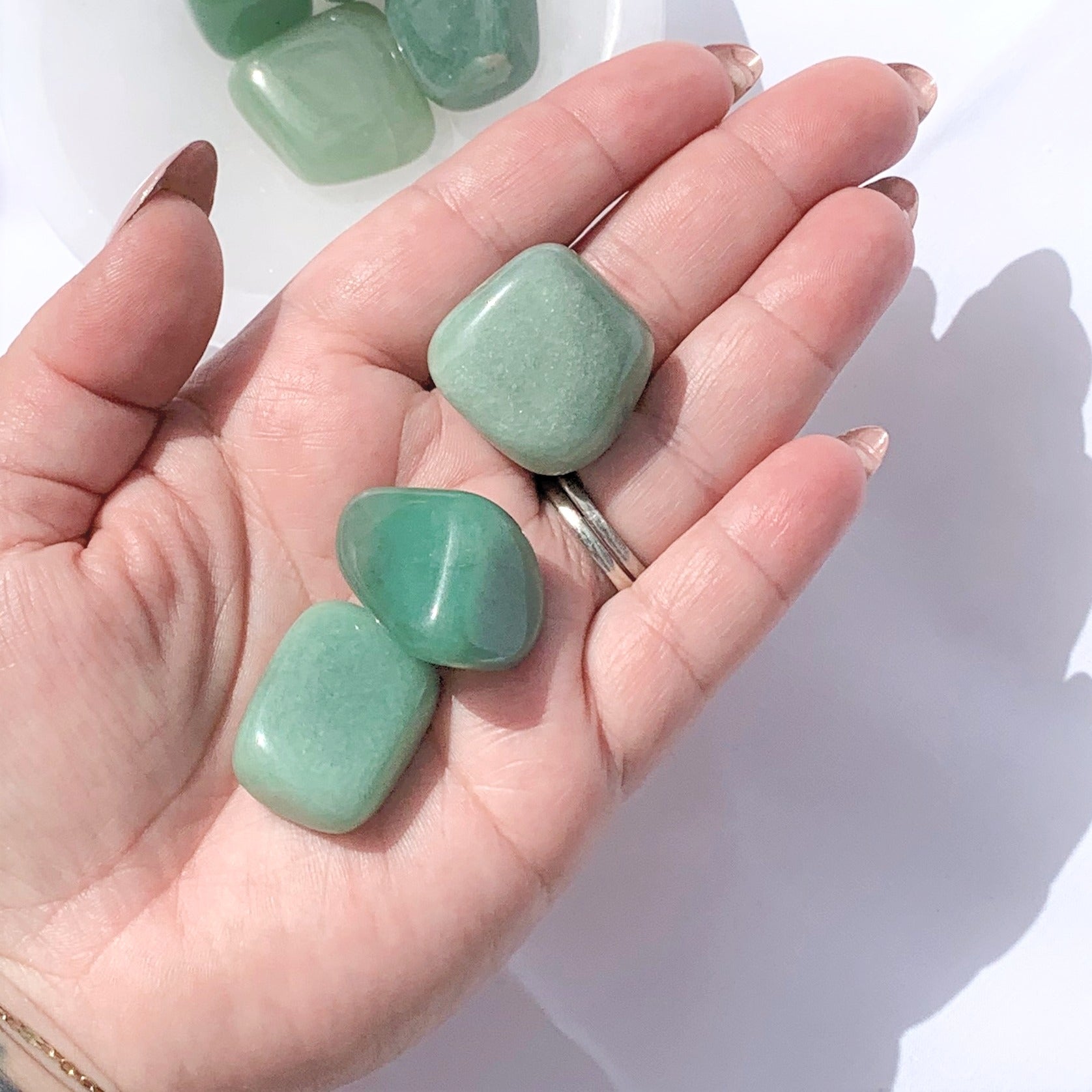 Green Aventurine Tumbles | Small