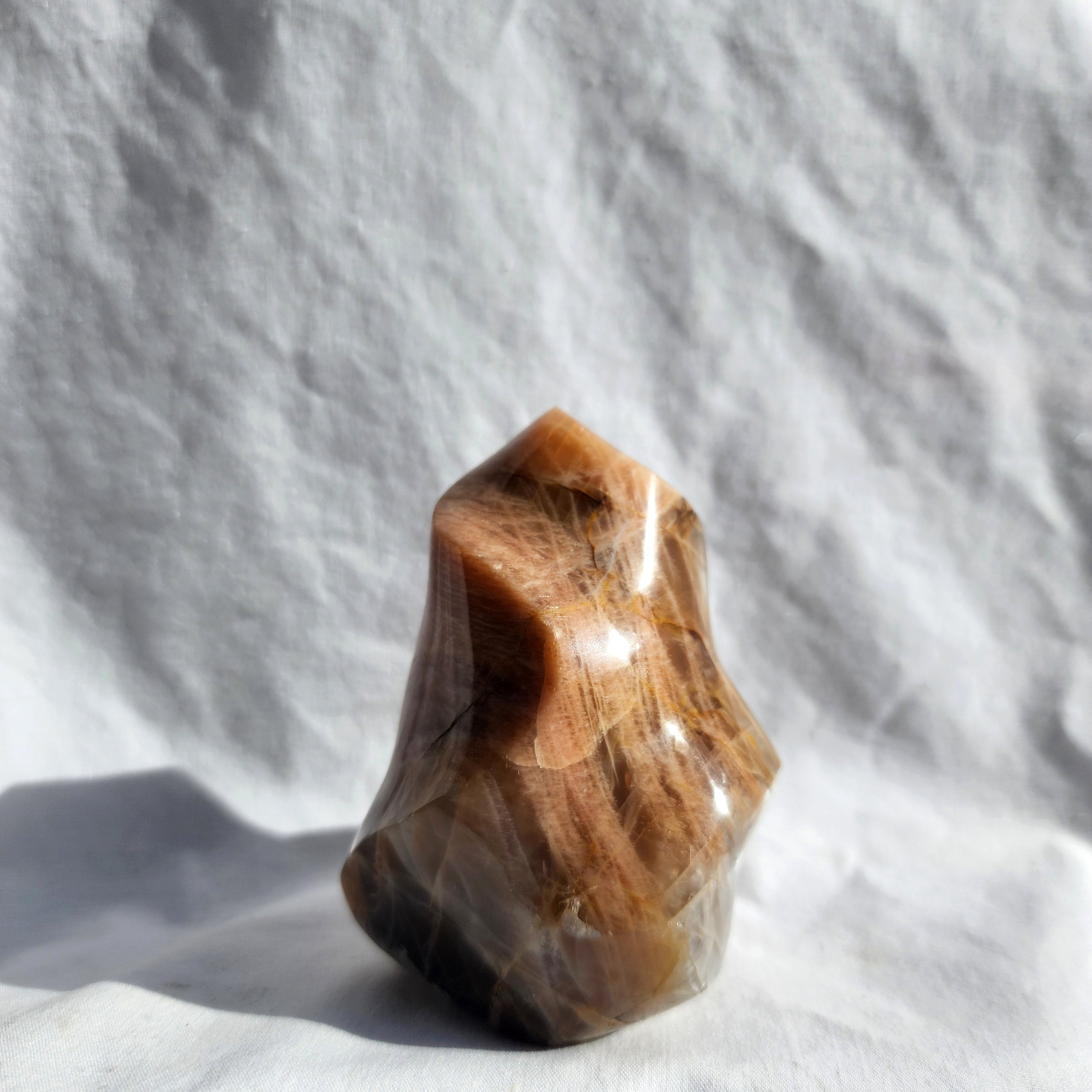 Peach Moonstone Flame