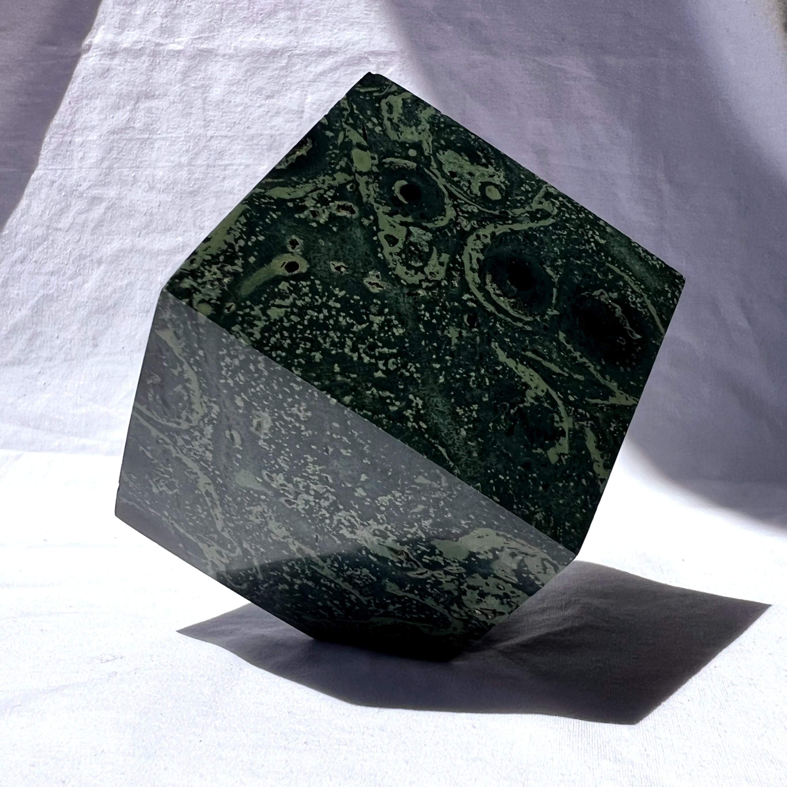 Kambaba Jasper Cube