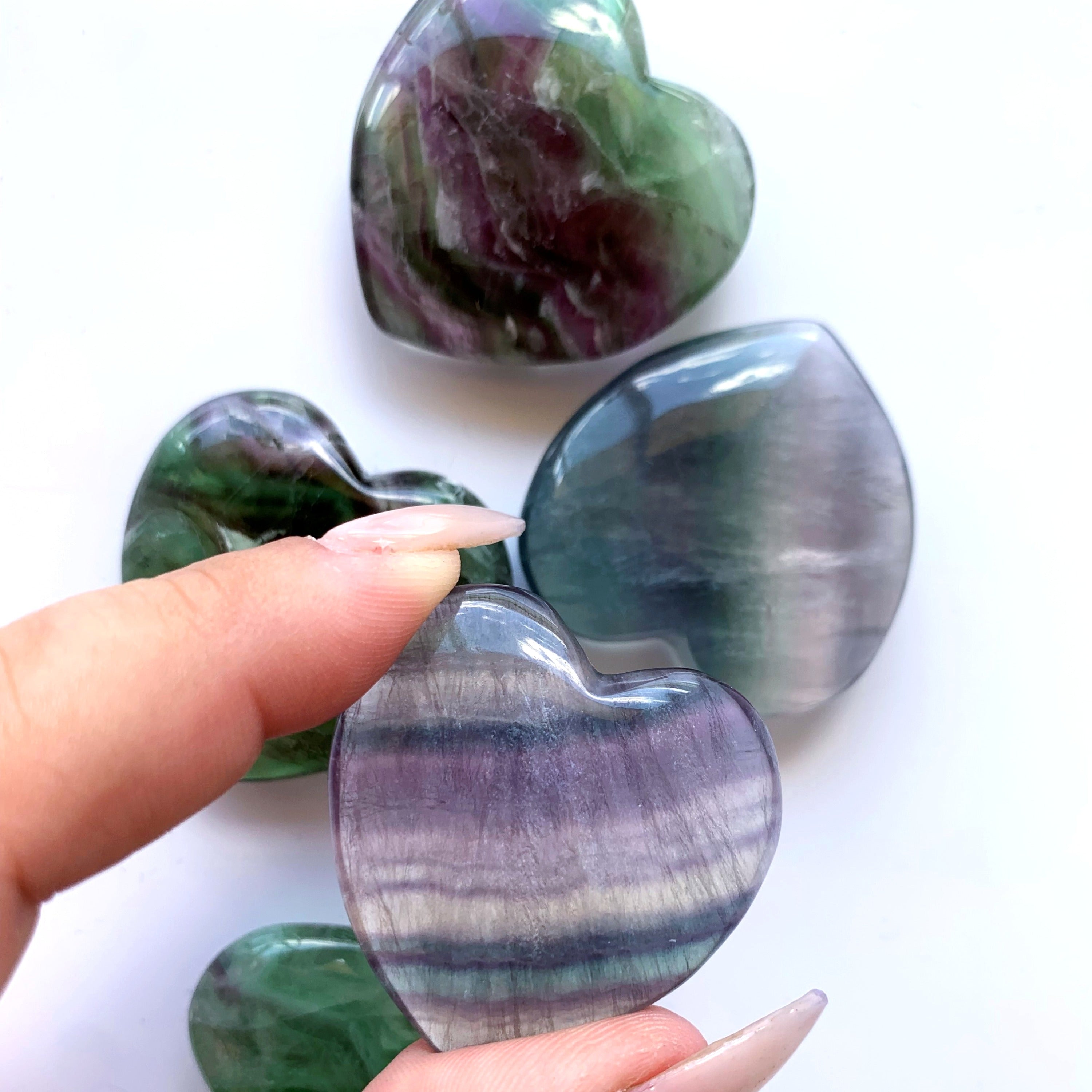 Fluorite Heart | Medium