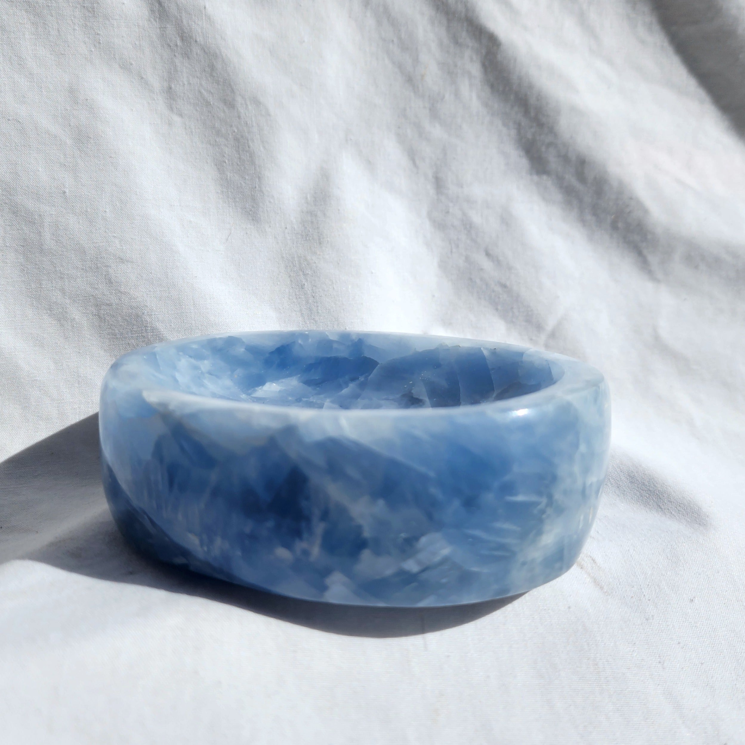 Blue Calcite Dish