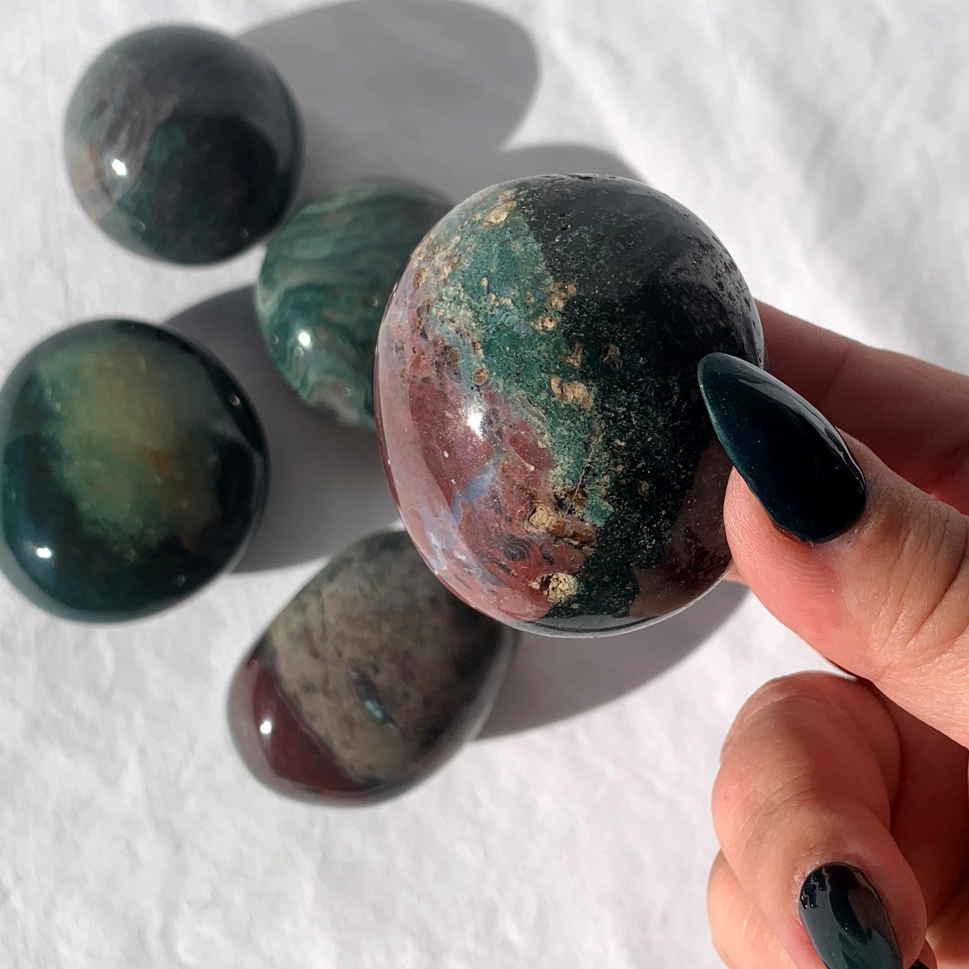 Ocean Jasper Palm Stone