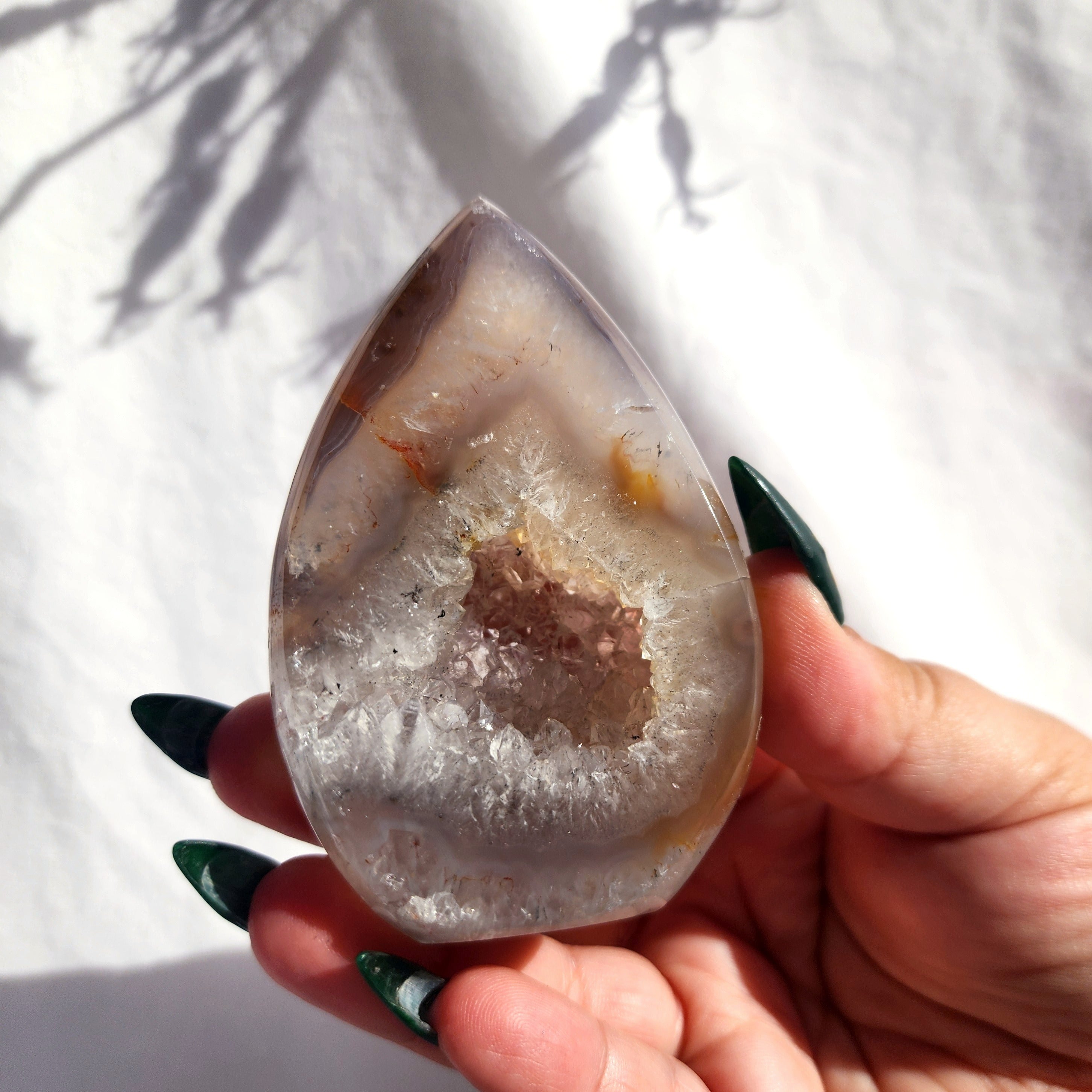 Natural Agate Flame