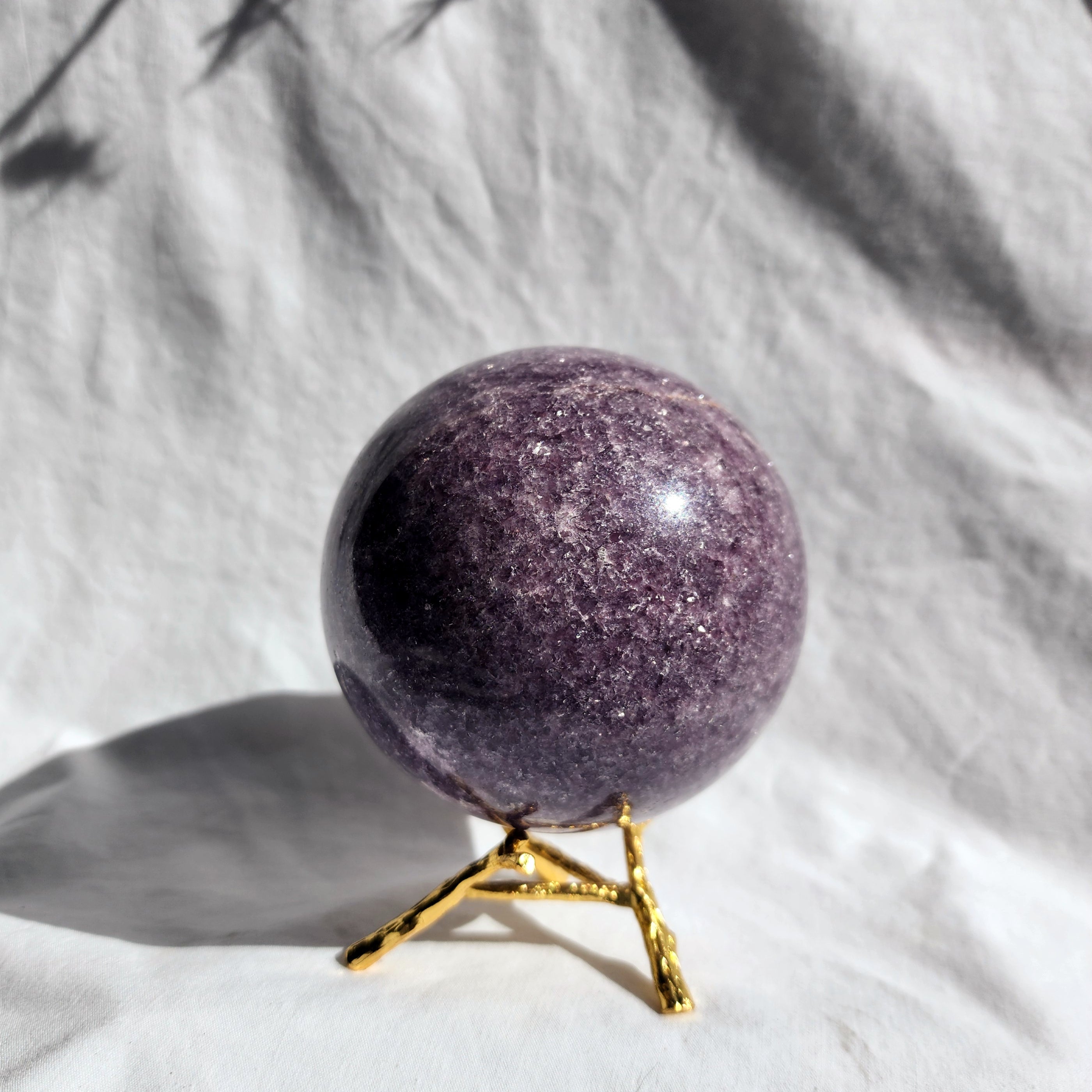 Lepidolite Sphere
