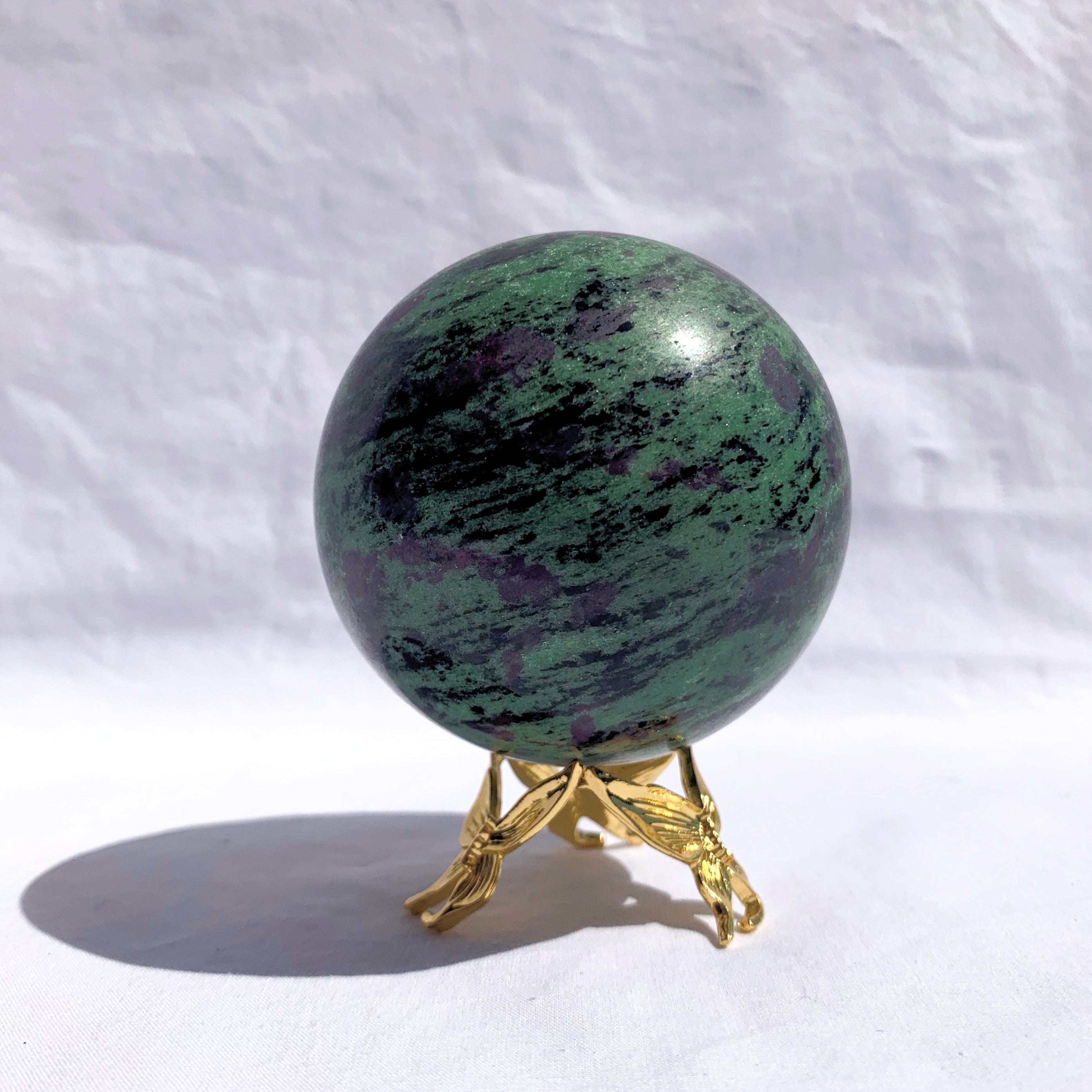 Ruby In Zoisite Sphere
