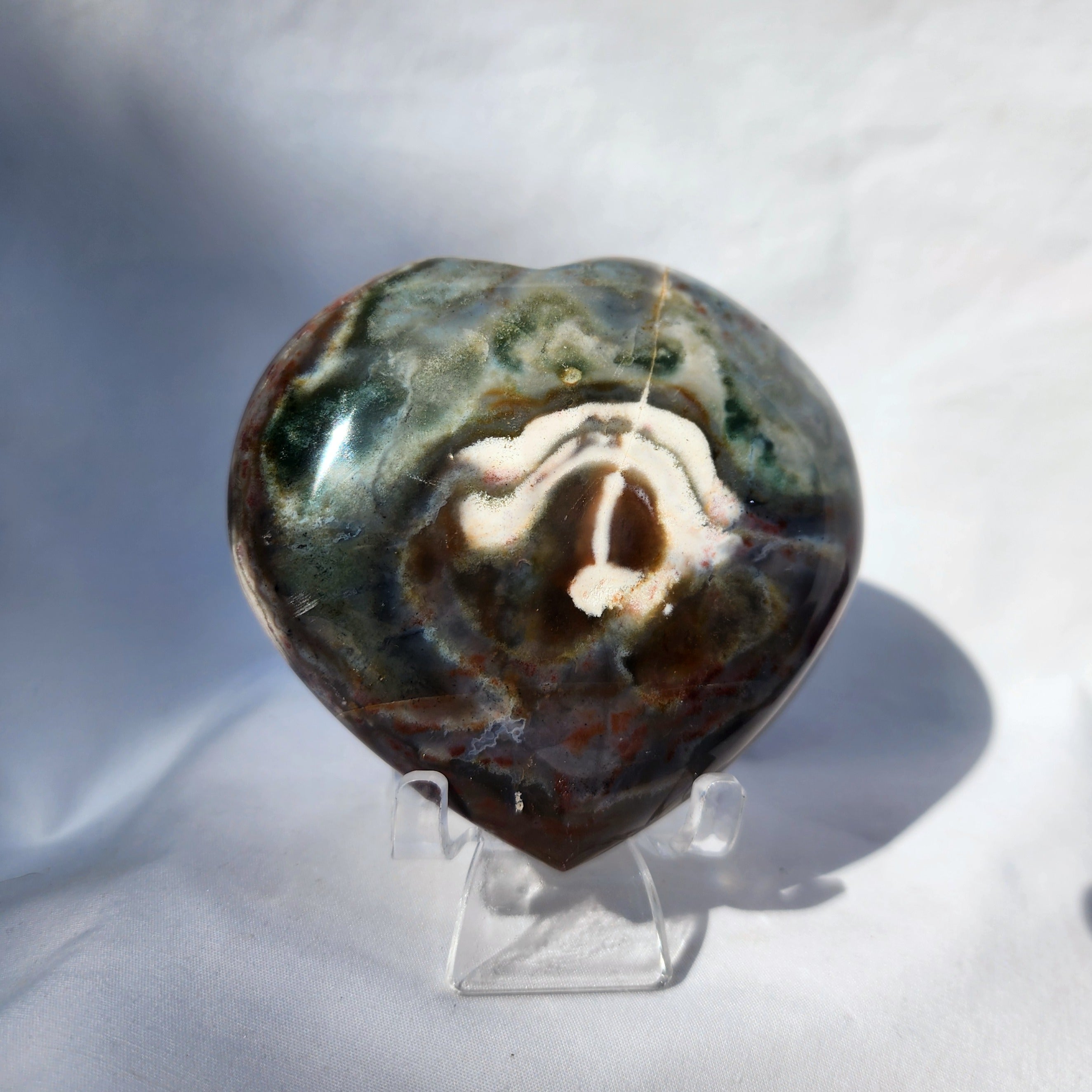 Ocean Jasper Heart