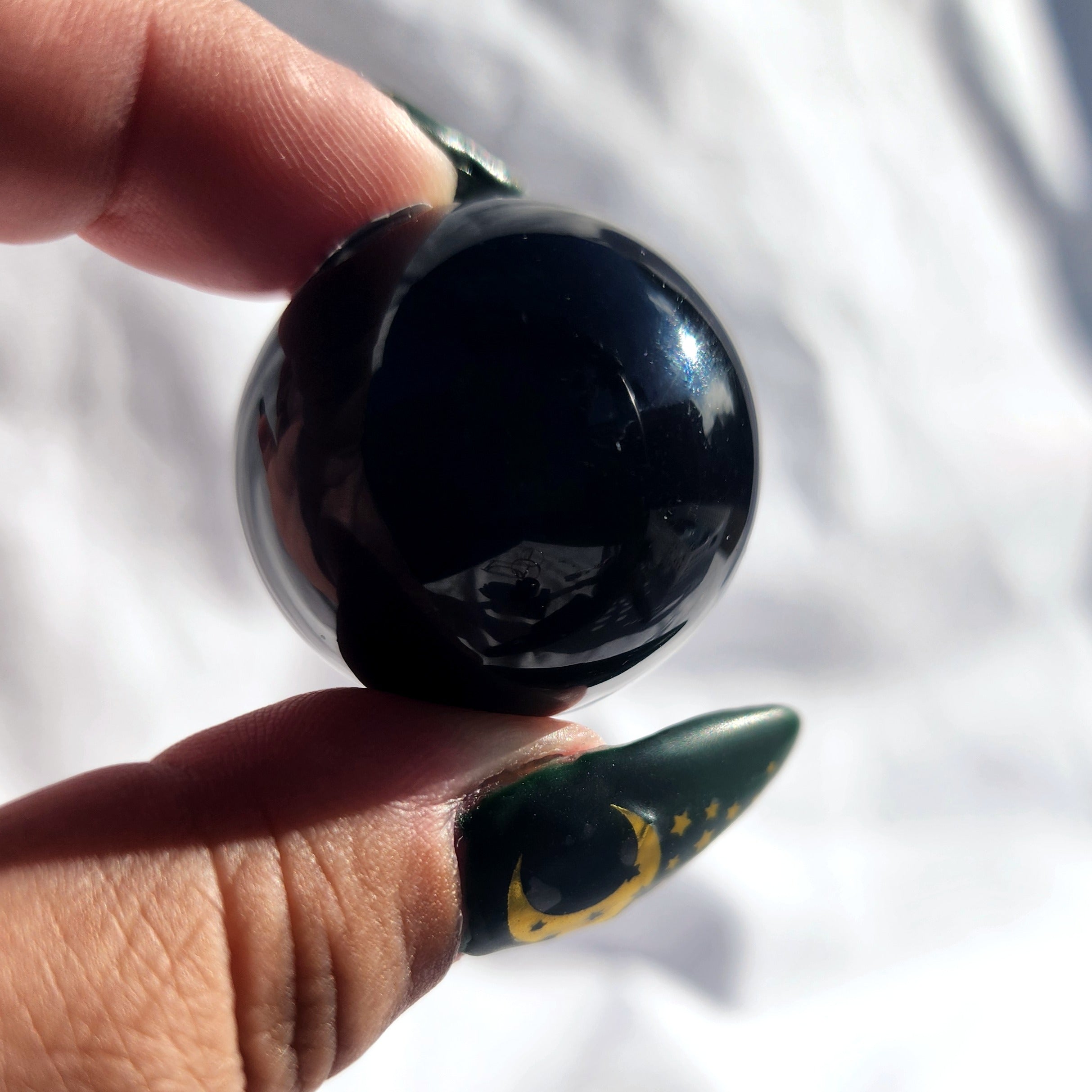 Black Obsidian Sphere | Small