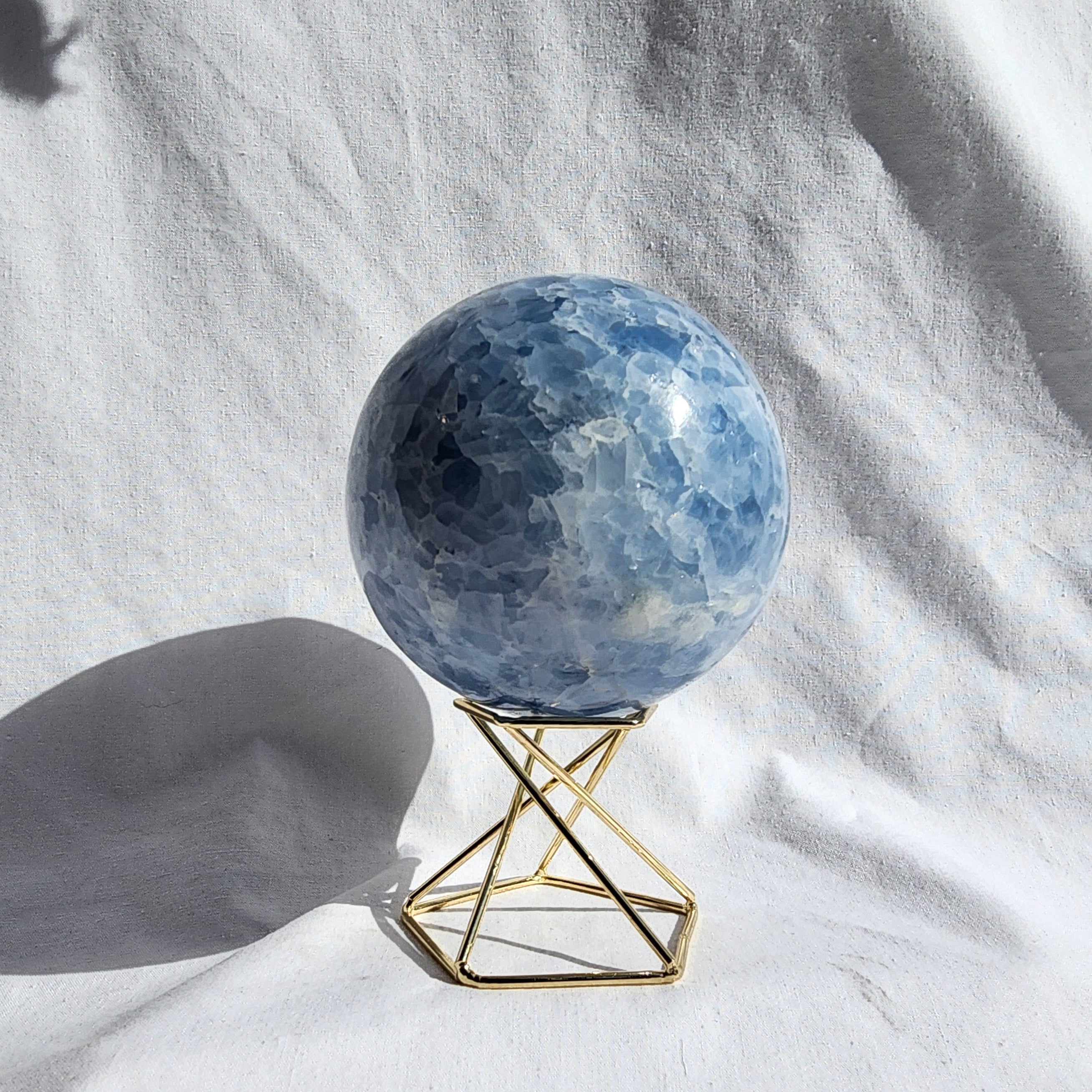 Blue Calcite Sphere