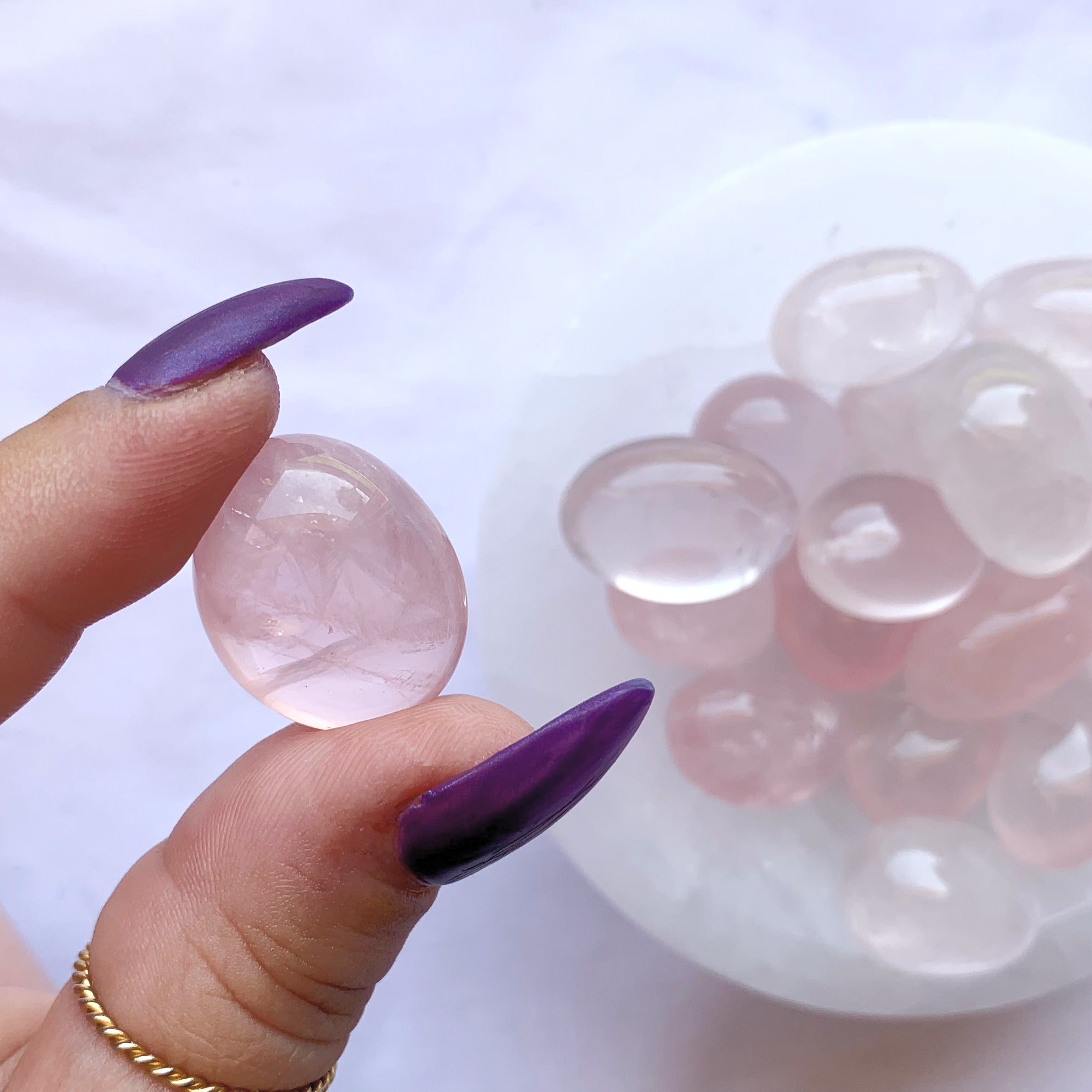 Rose Quartz Tumbles