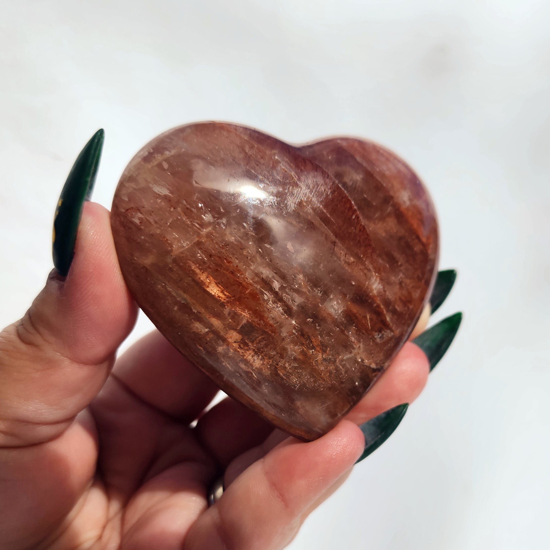 Fire Quartz Heart