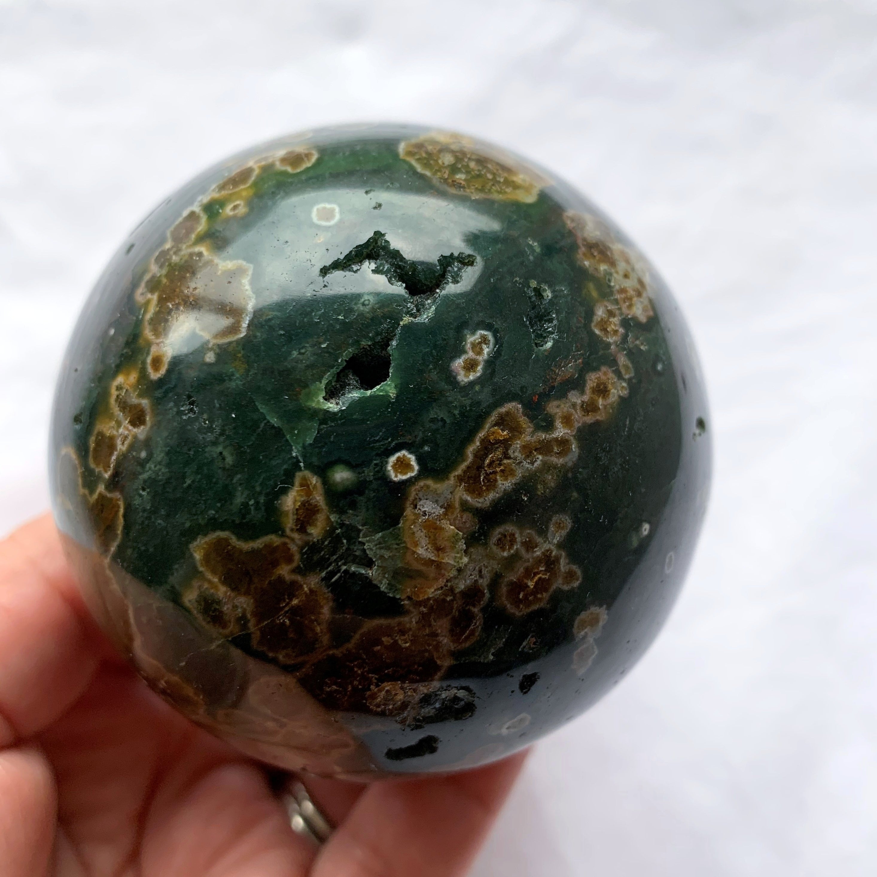 Ocean Jasper Sphere