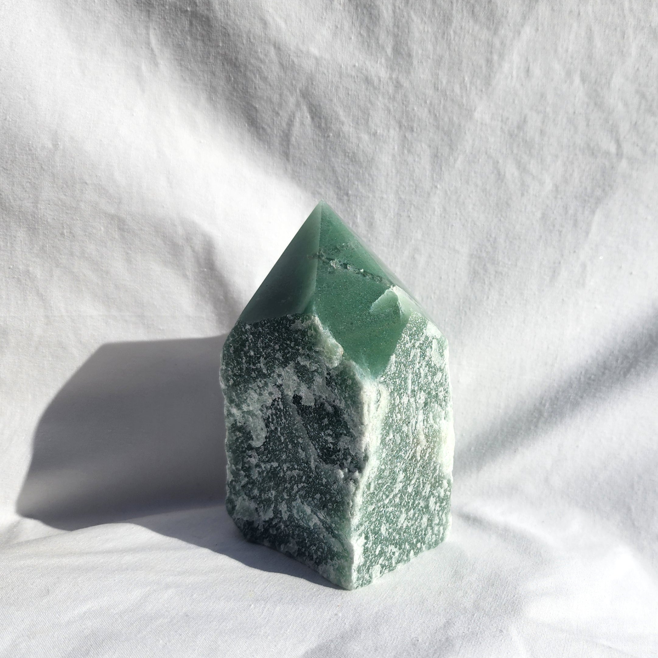Green Aventurine Flat Base Polished Point