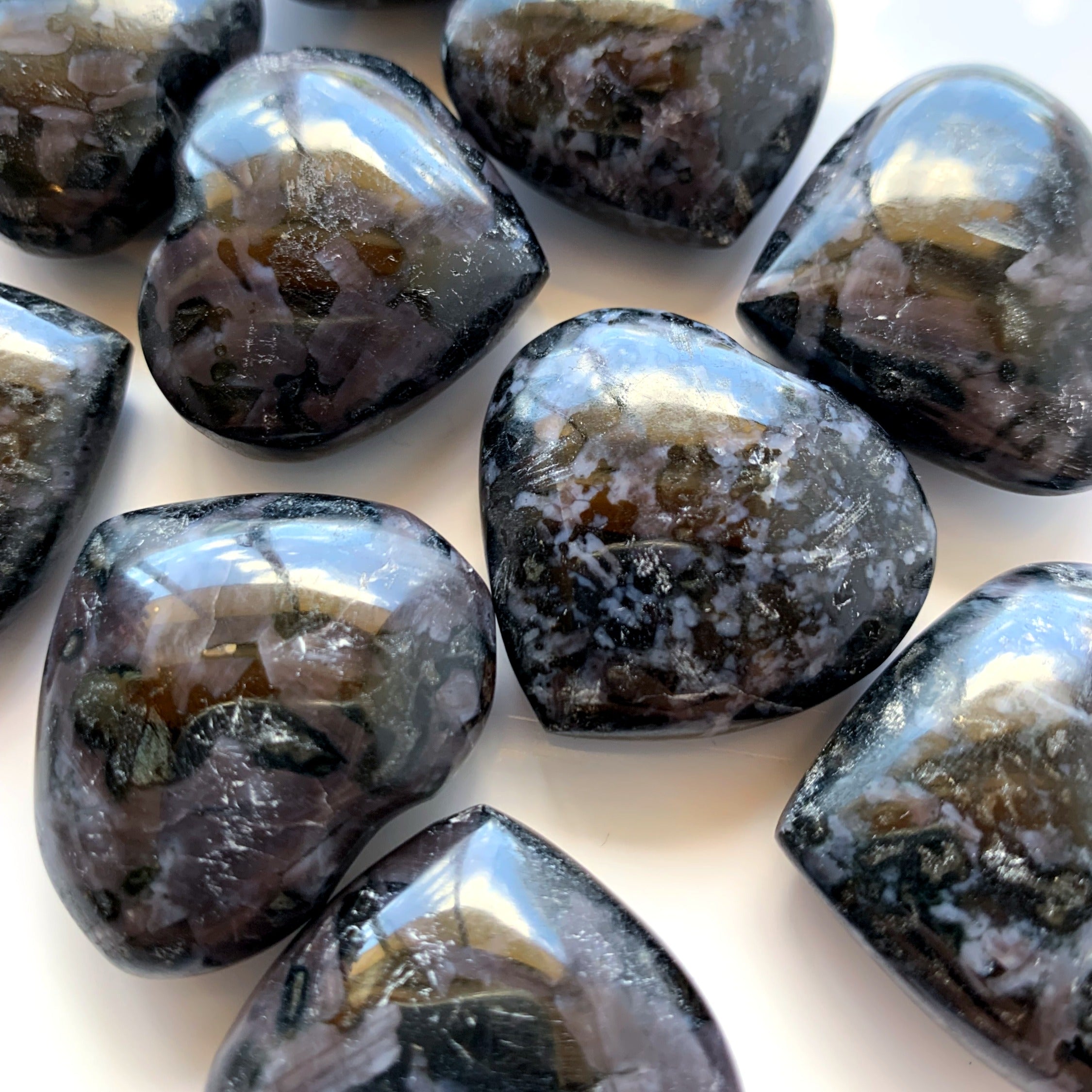 Indigo Gabbro (Mystic Merlinite) Heart | Small