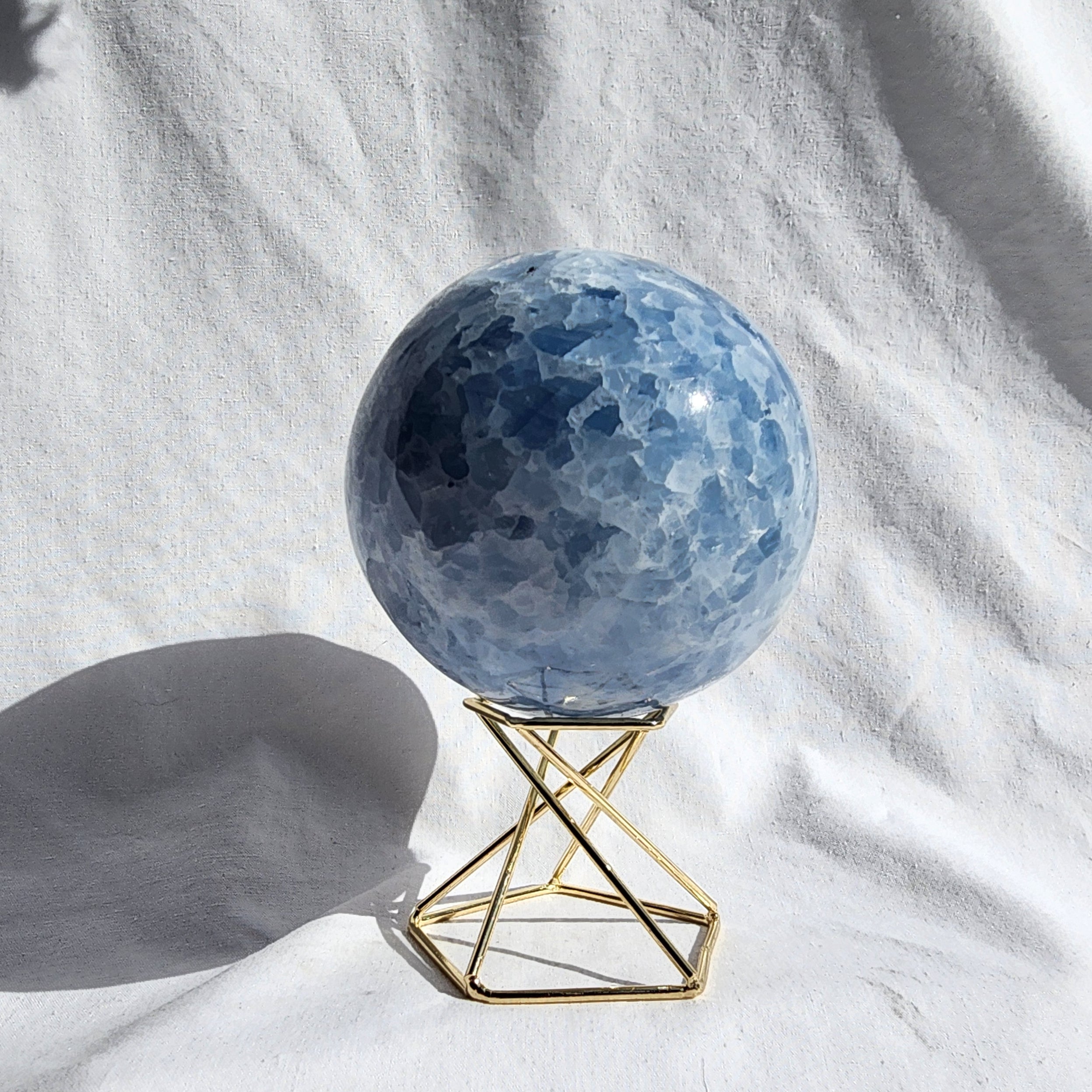 Blue Calcite Sphere