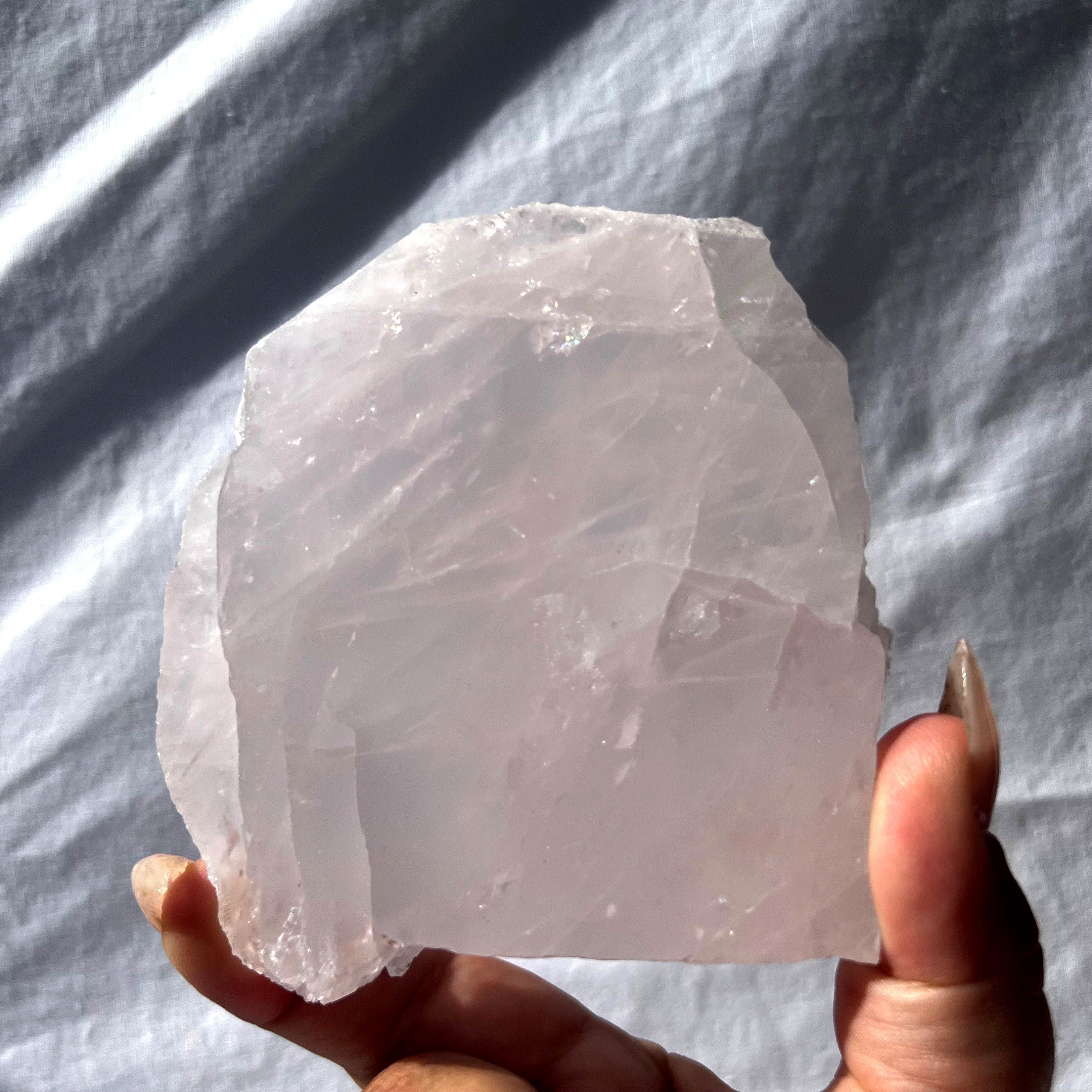 Rose Quartz Slice