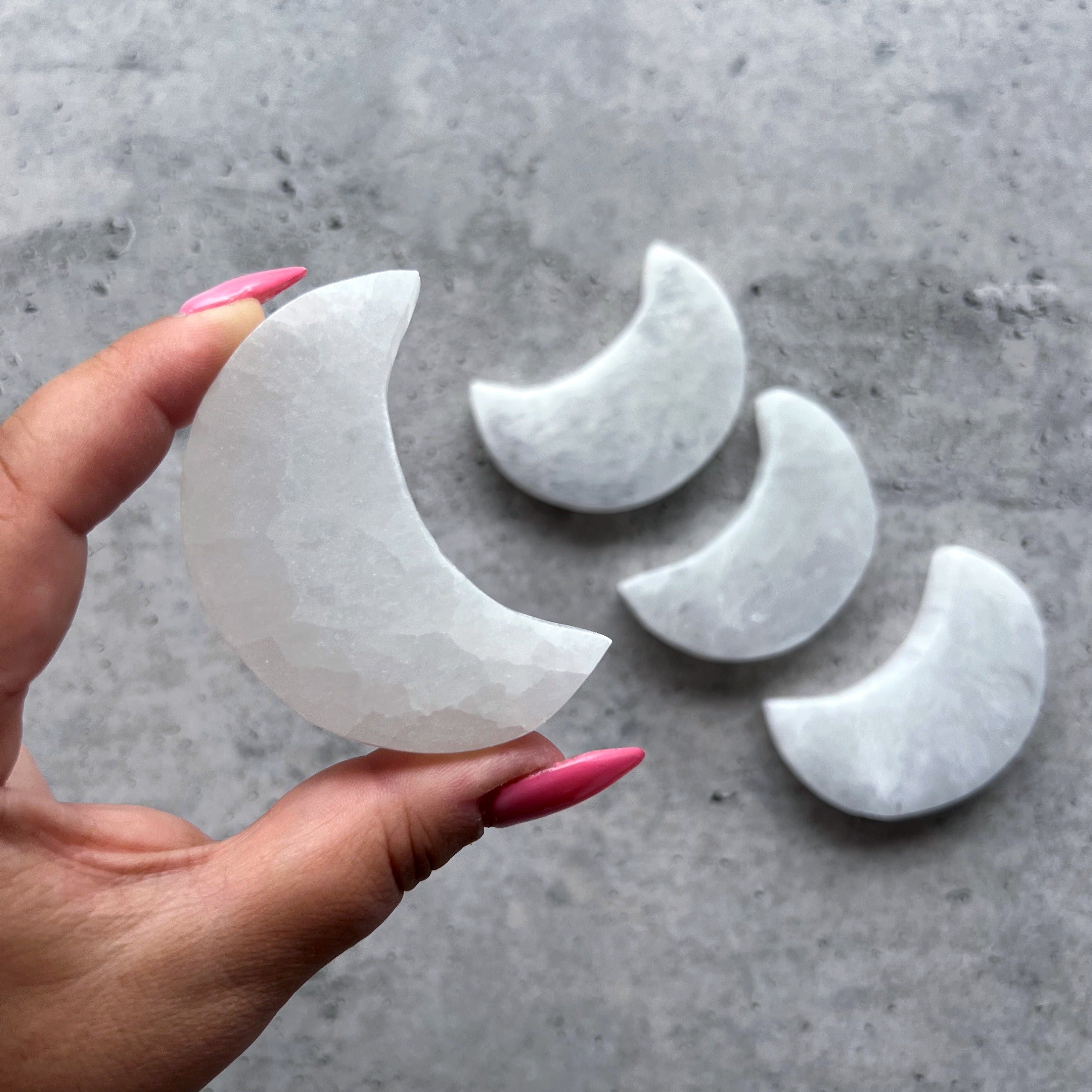 Selenite Moon | Small