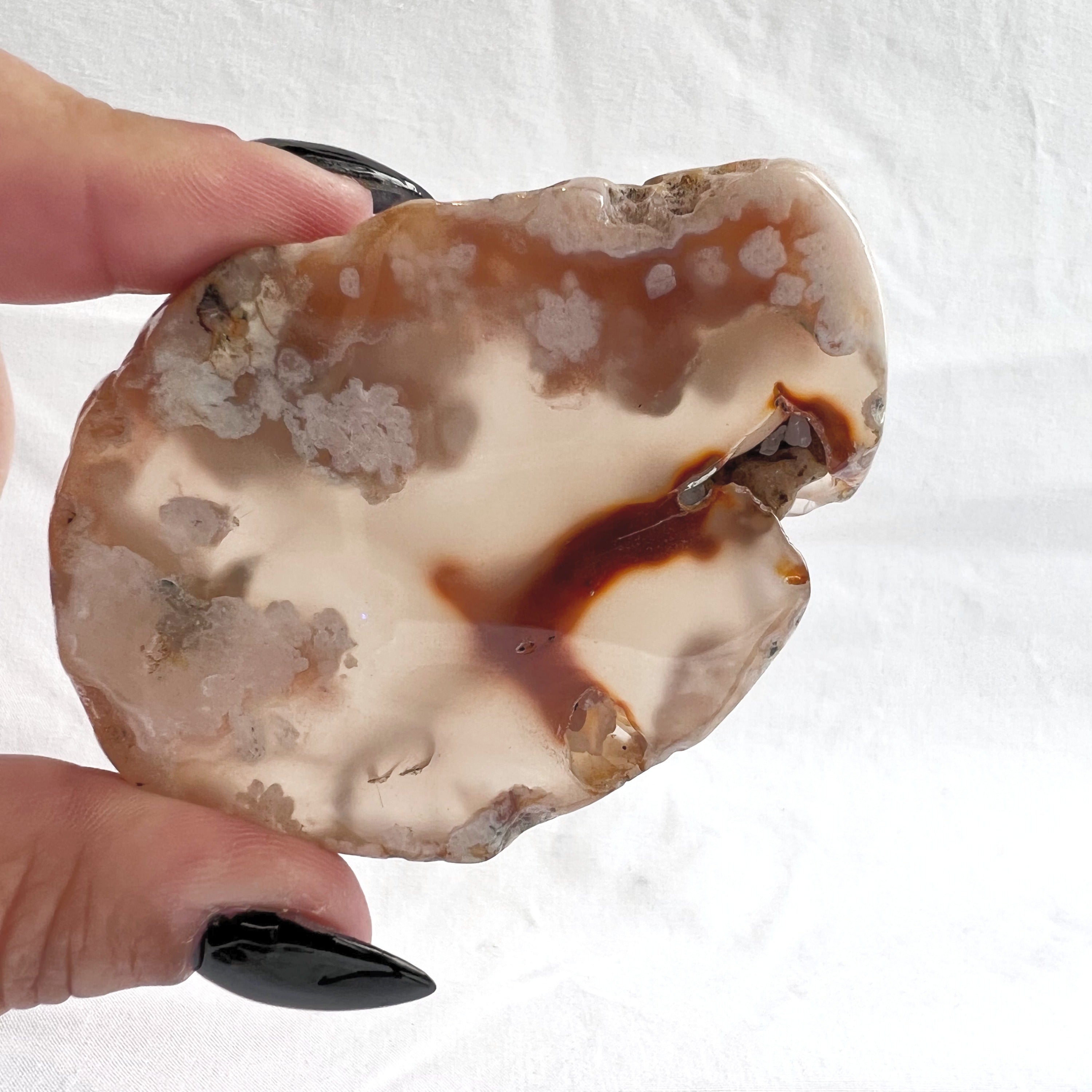 Flower Agate Slice
