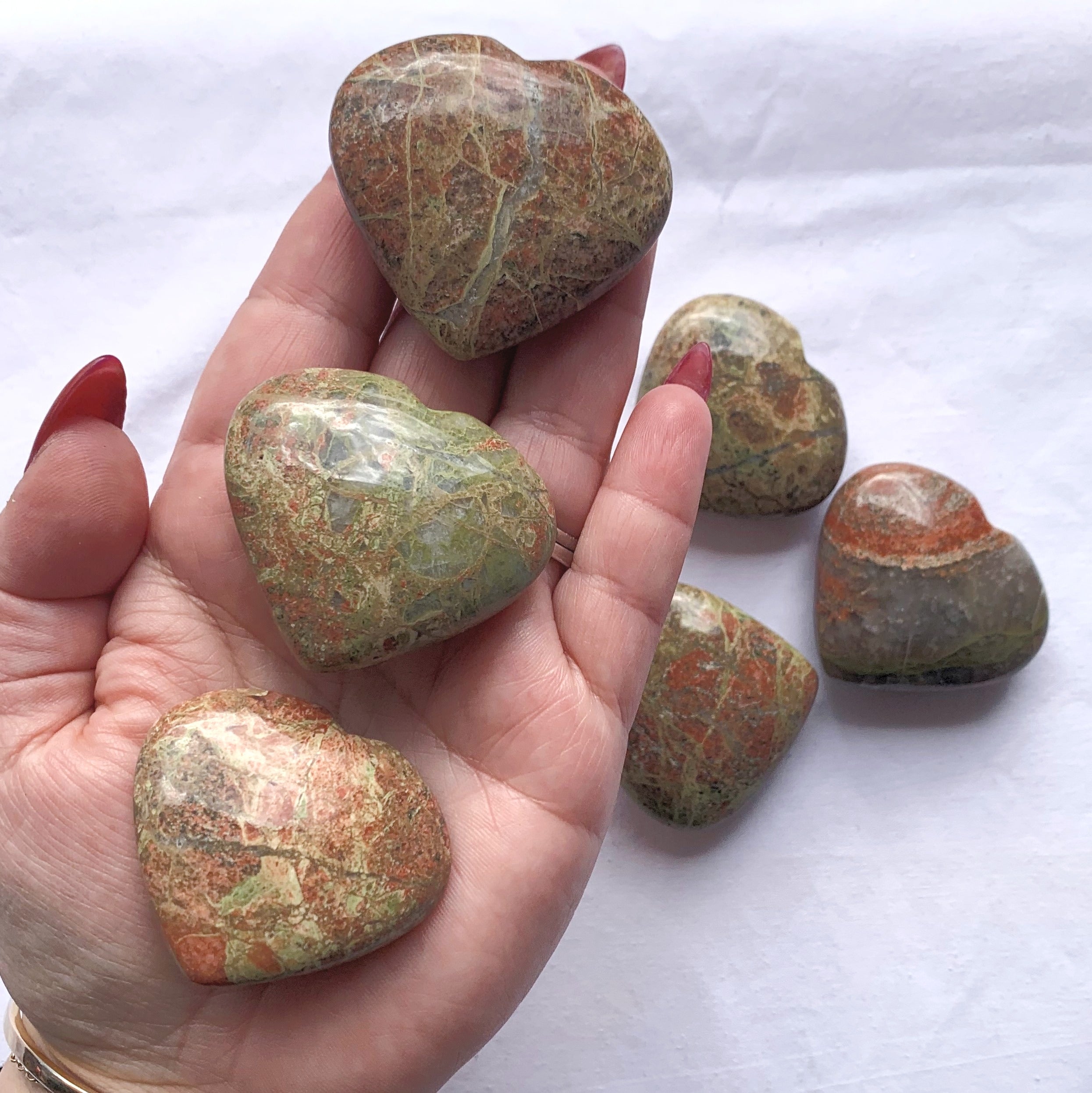 Unakite Heart