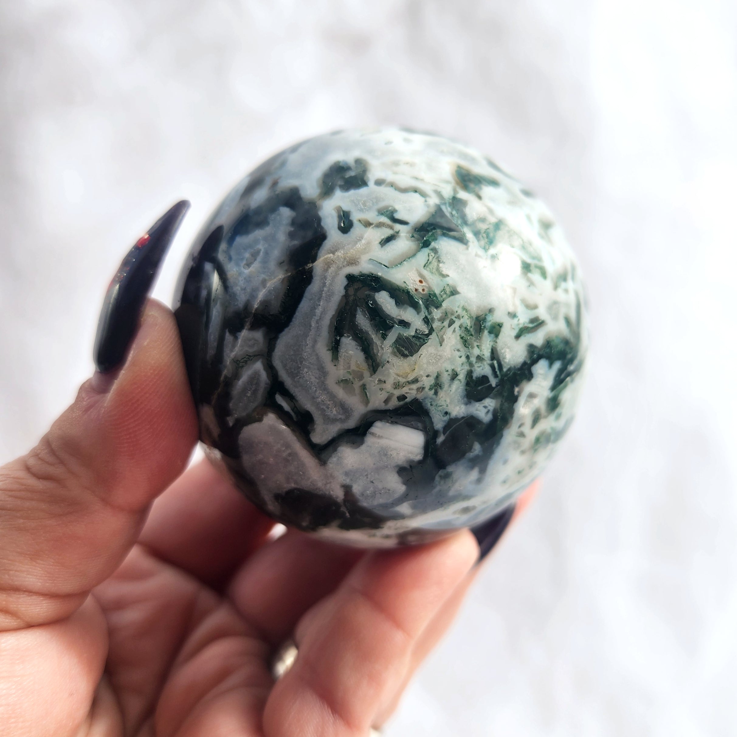 Tree Agate Sphere