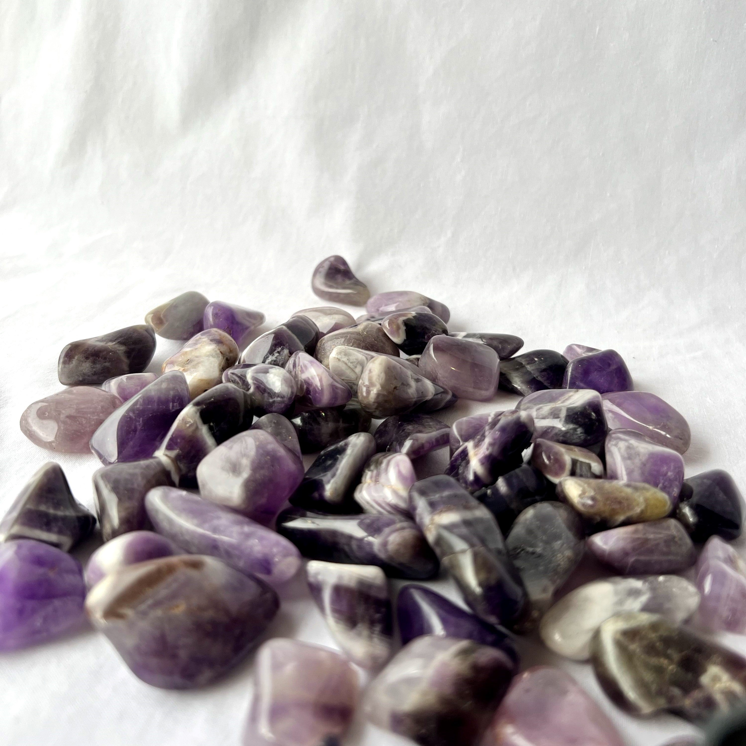 Chevron Amethyst Tumble