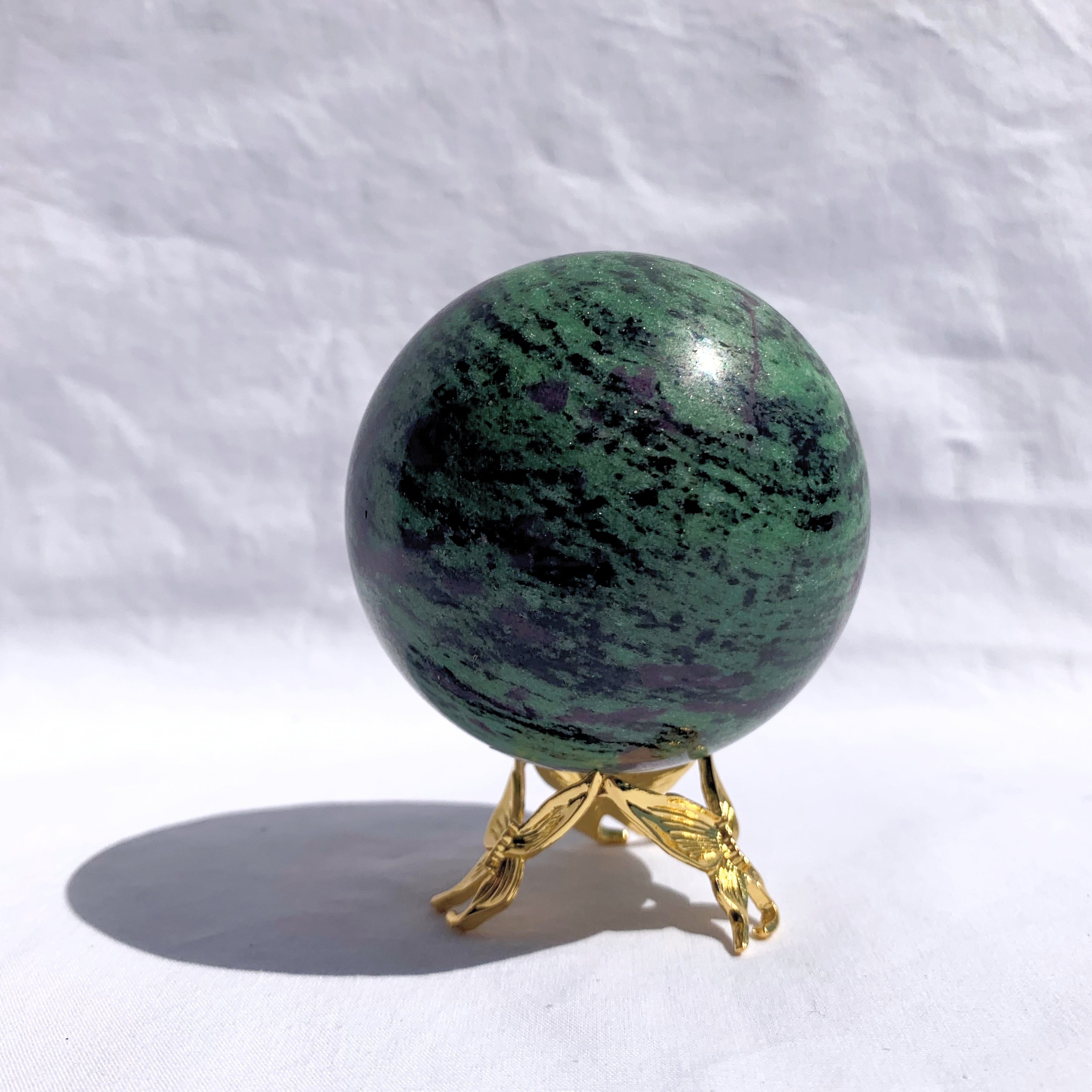Ruby In Zoisite Sphere