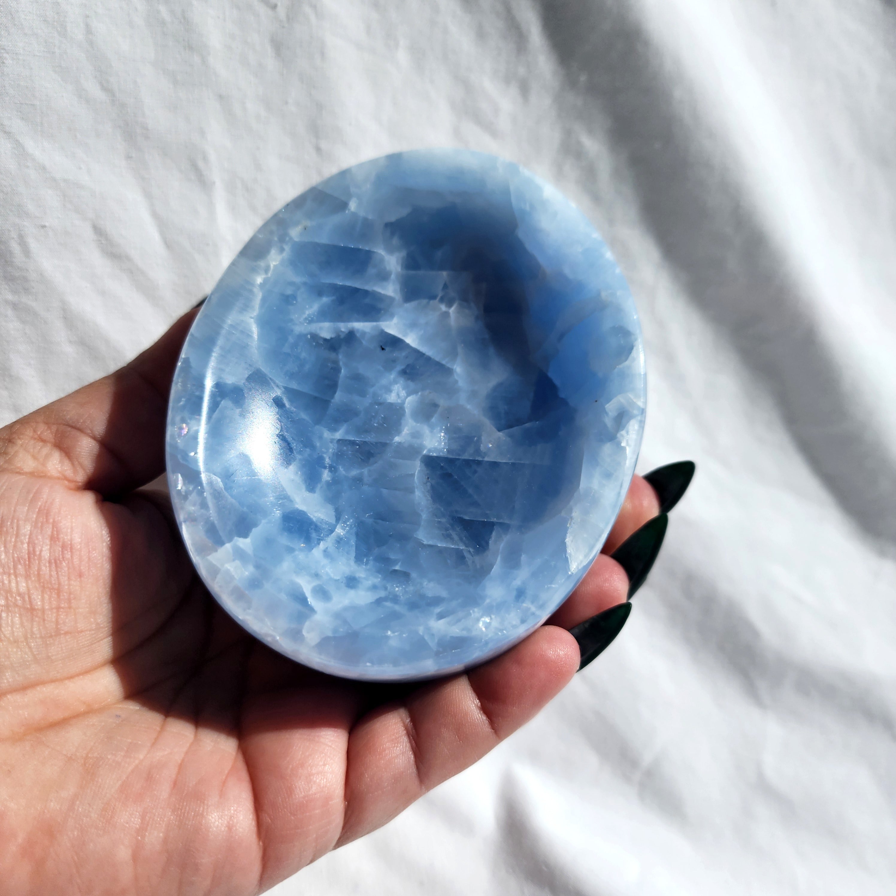Blue Calcite Dish