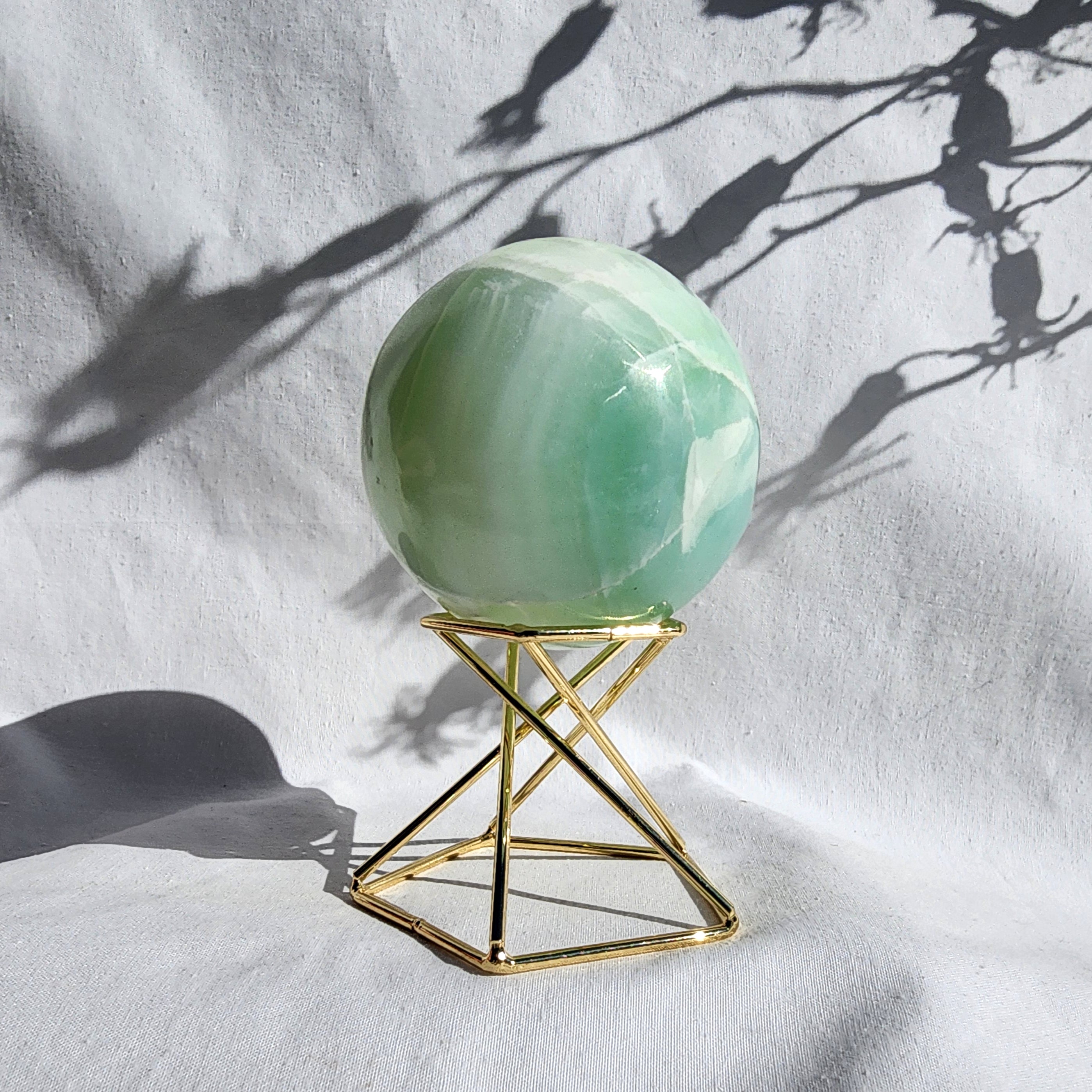Pistachio Calcite Sphere