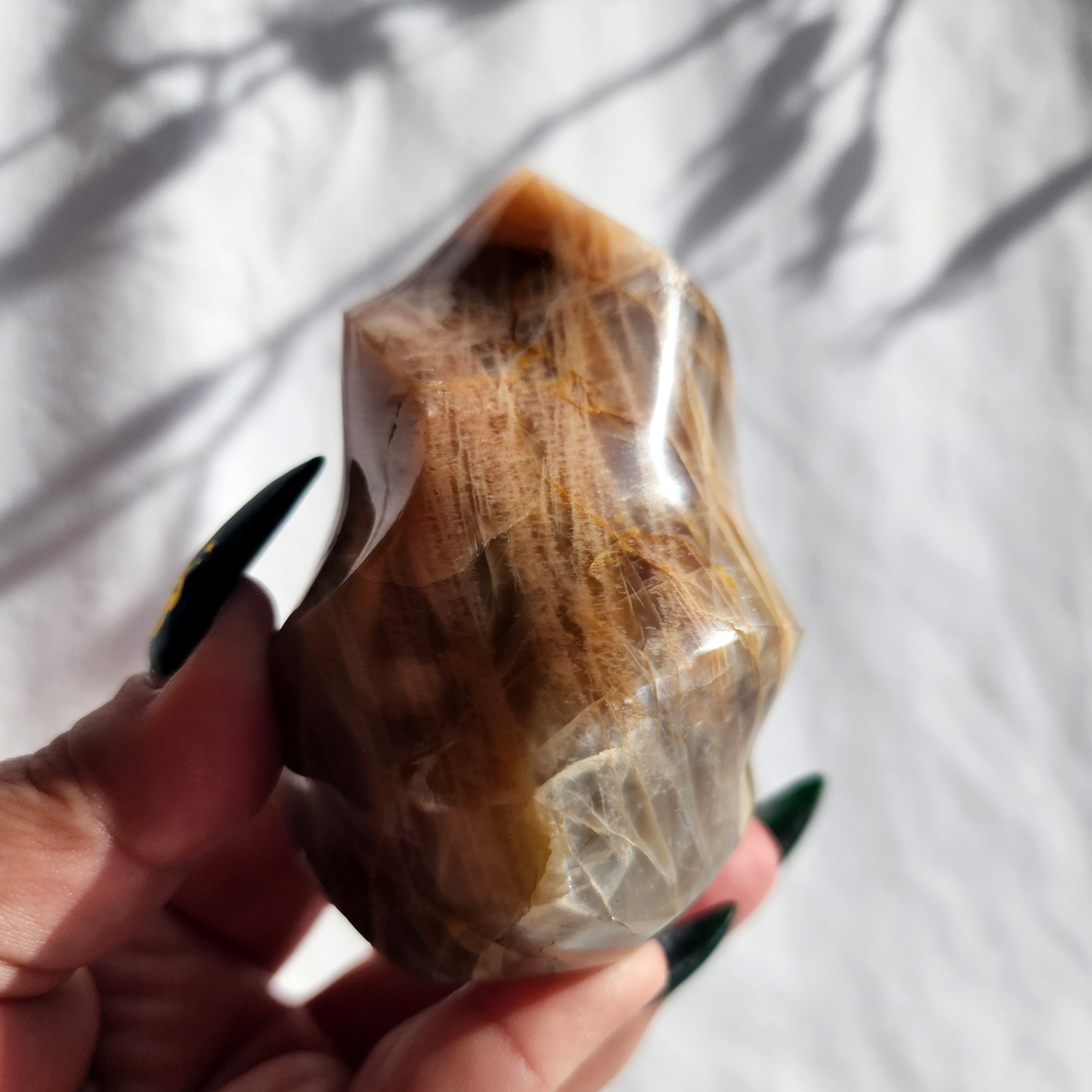 Peach Moonstone Flame