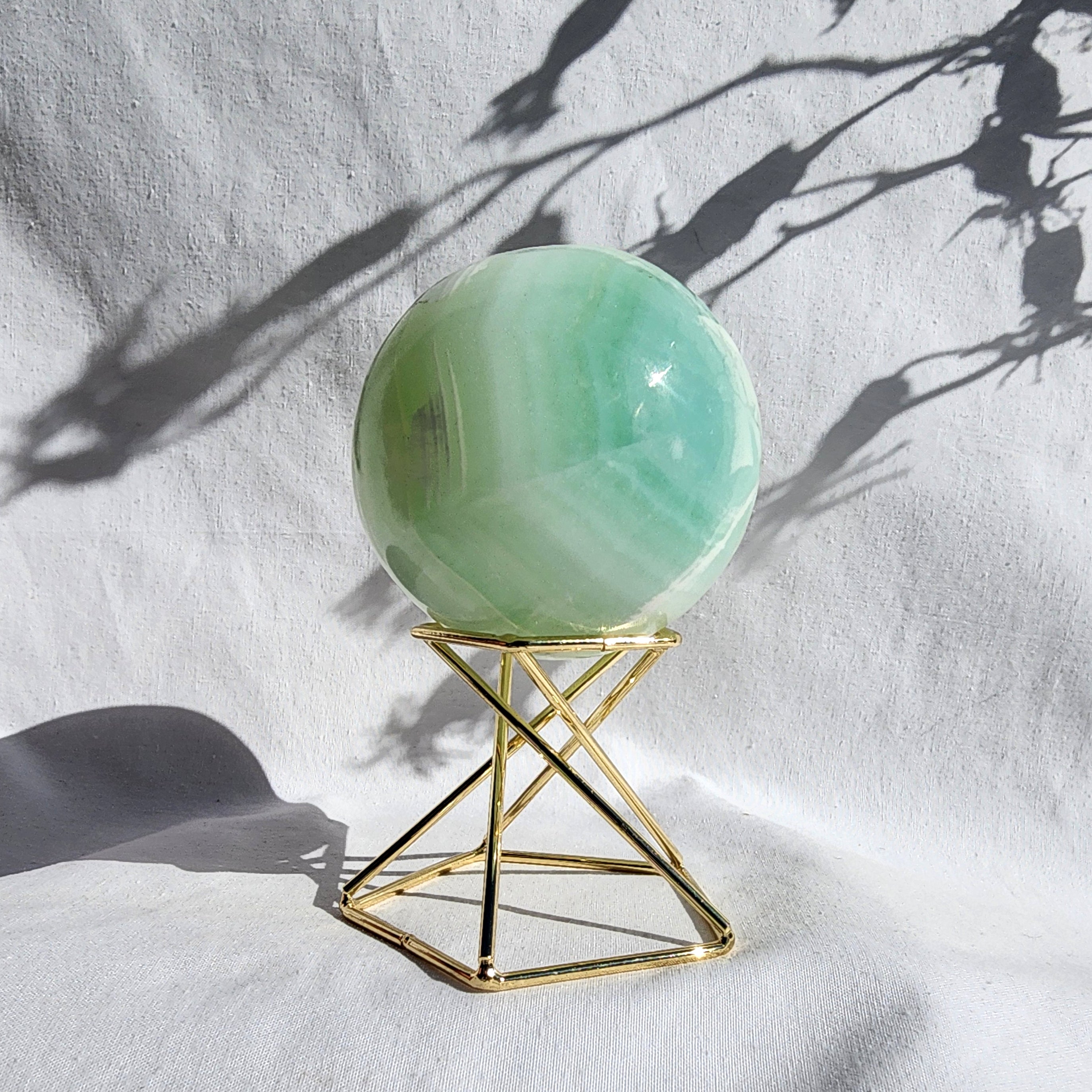 Pistachio Calcite Sphere