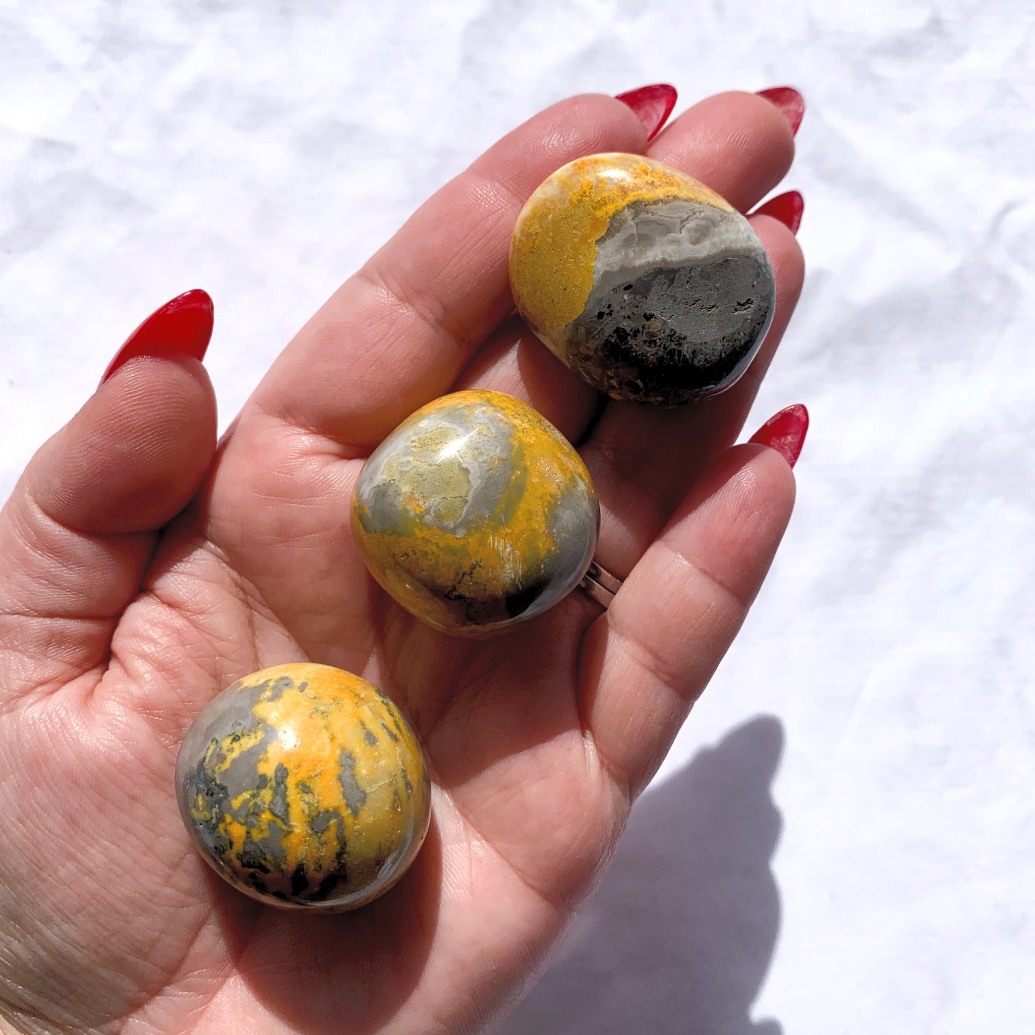 Bumblebee Jasper Tumble | Medium