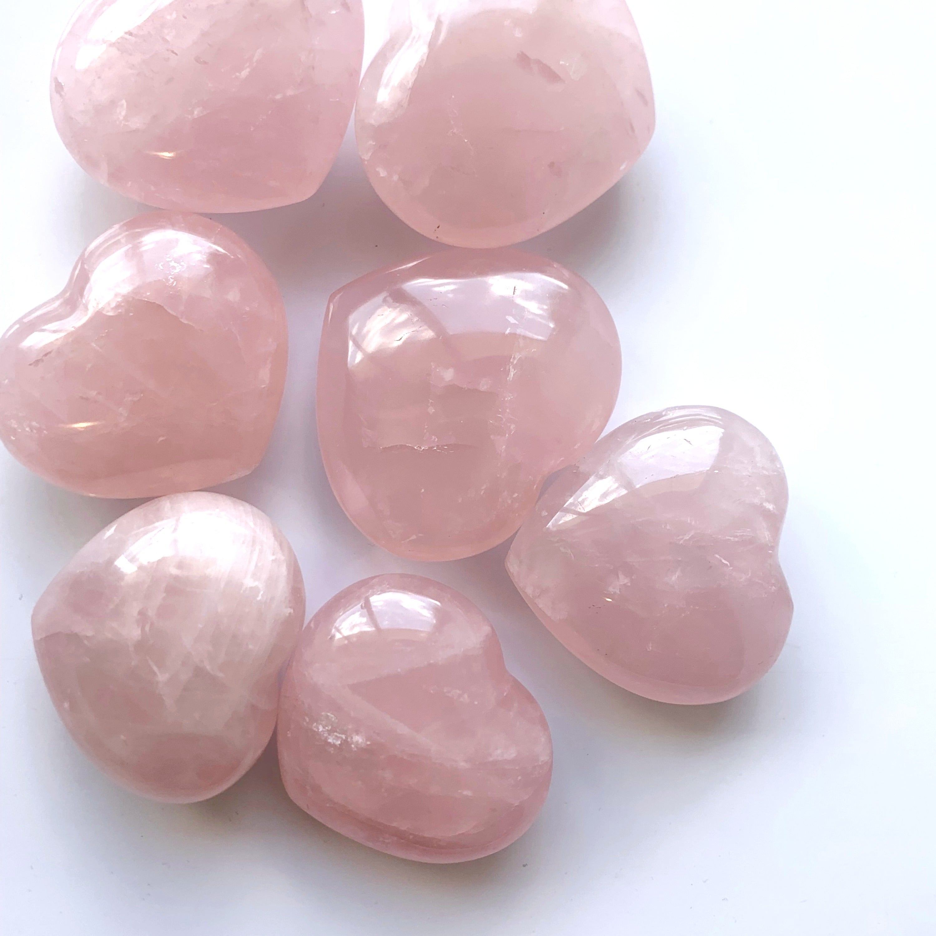 Rose Quartz Heart | Large