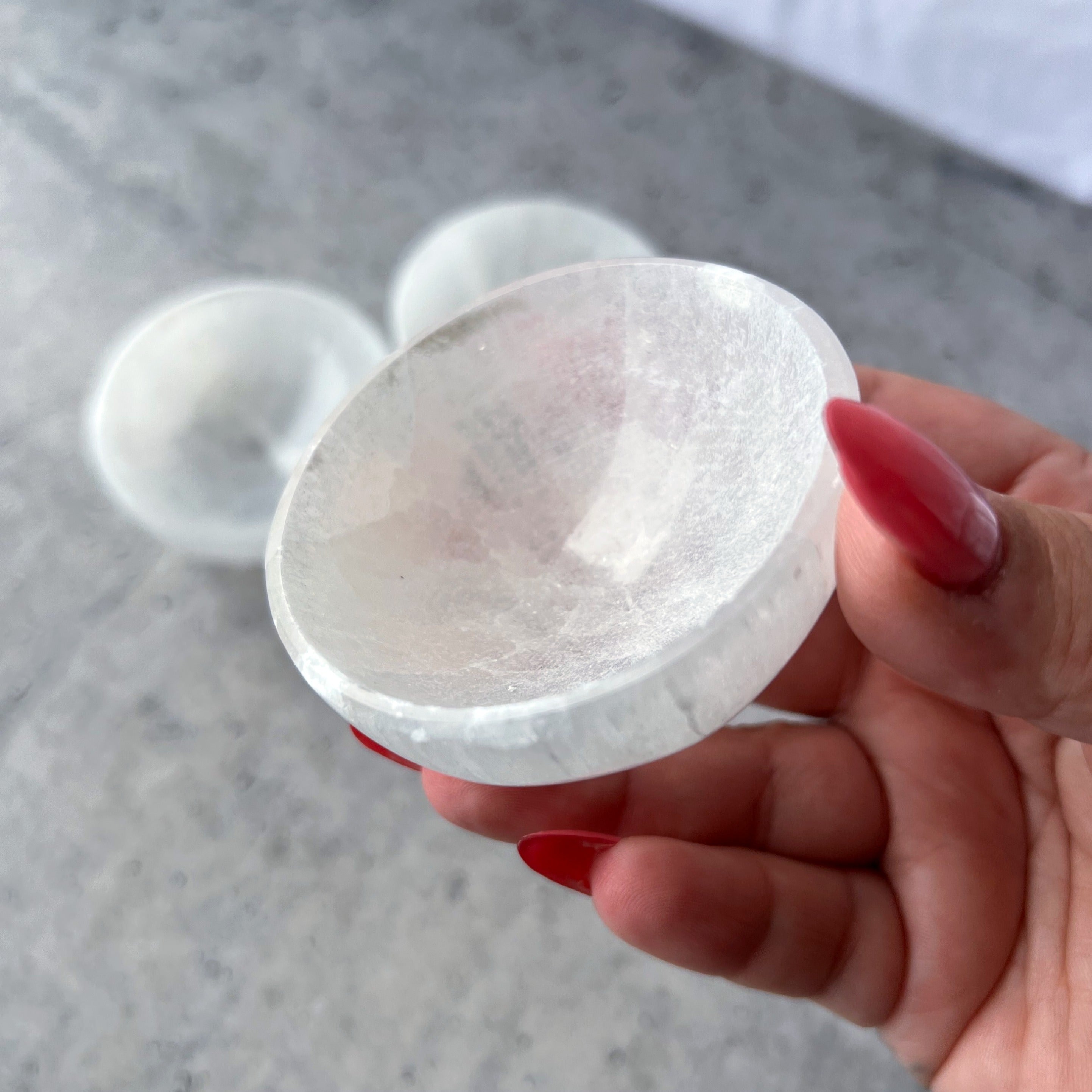 Selenite Trinket Bowl | Small