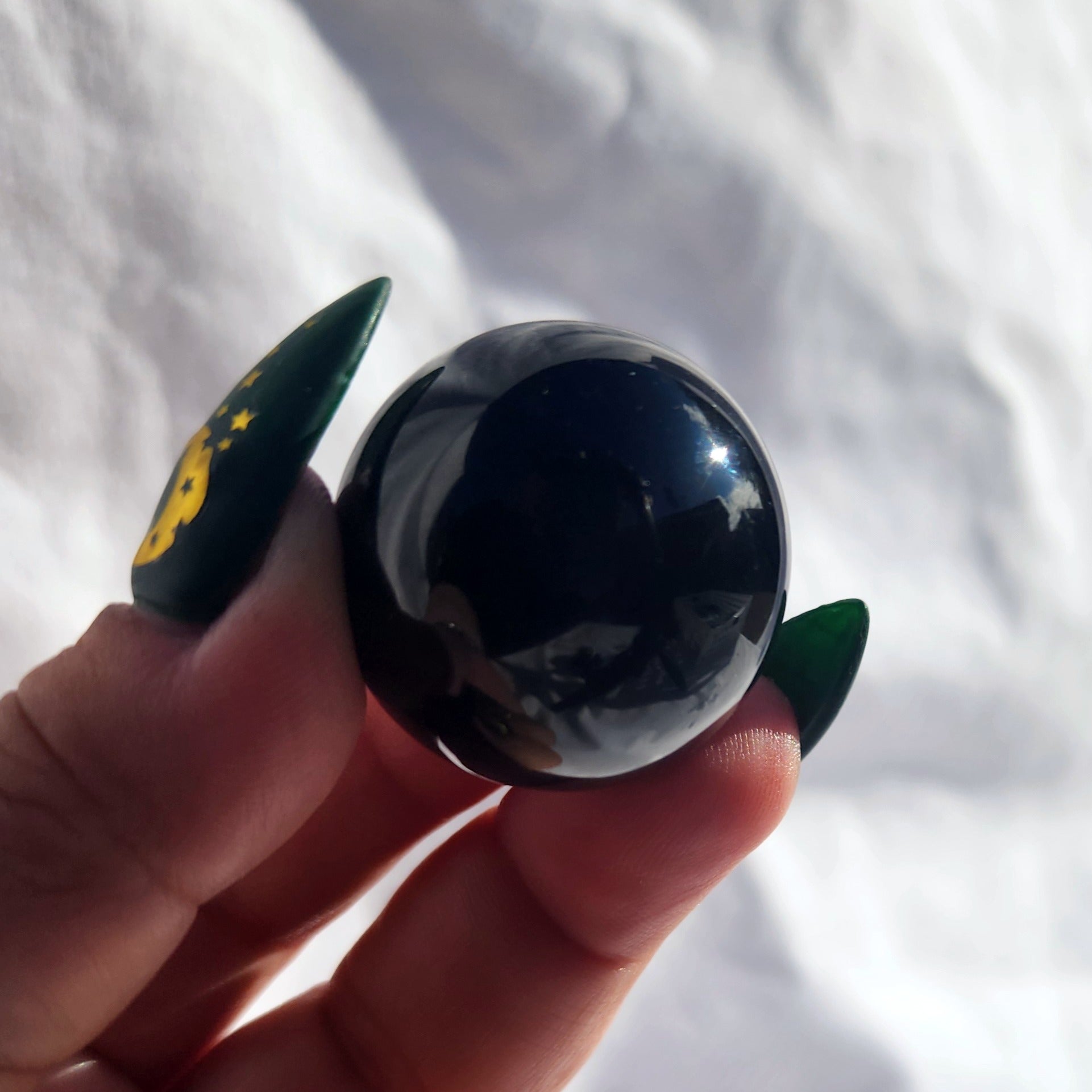 Black Obsidian Sphere | Small