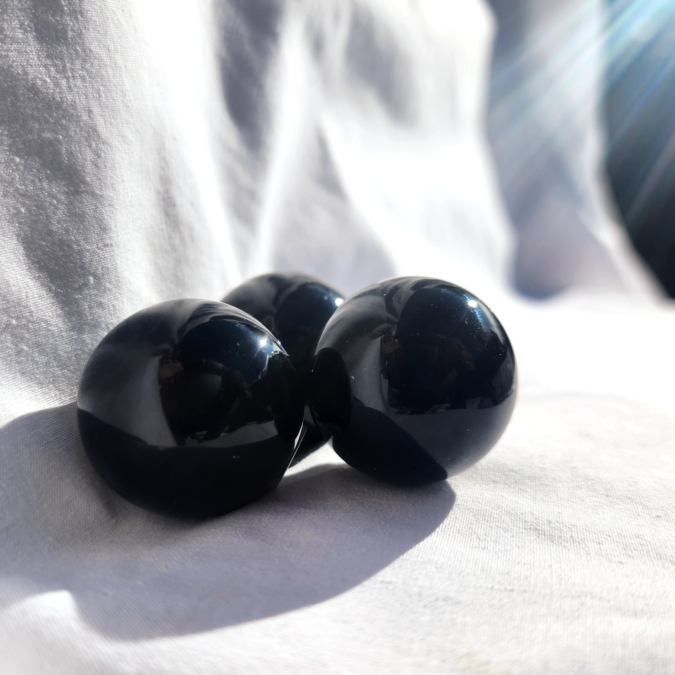 Black Obsidian Sphere | Small