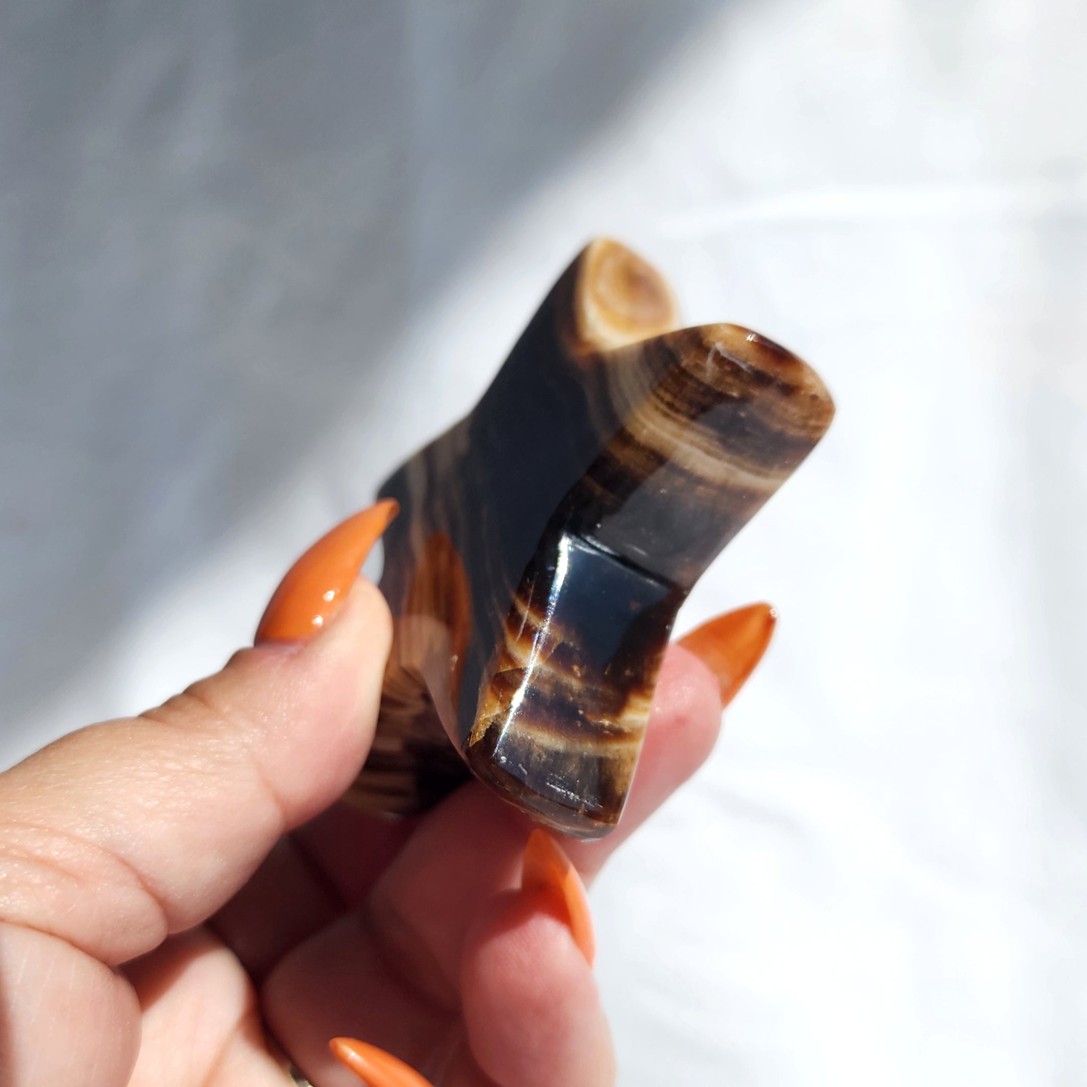 Chocolate Calcite aka Brown Aragonite Star
