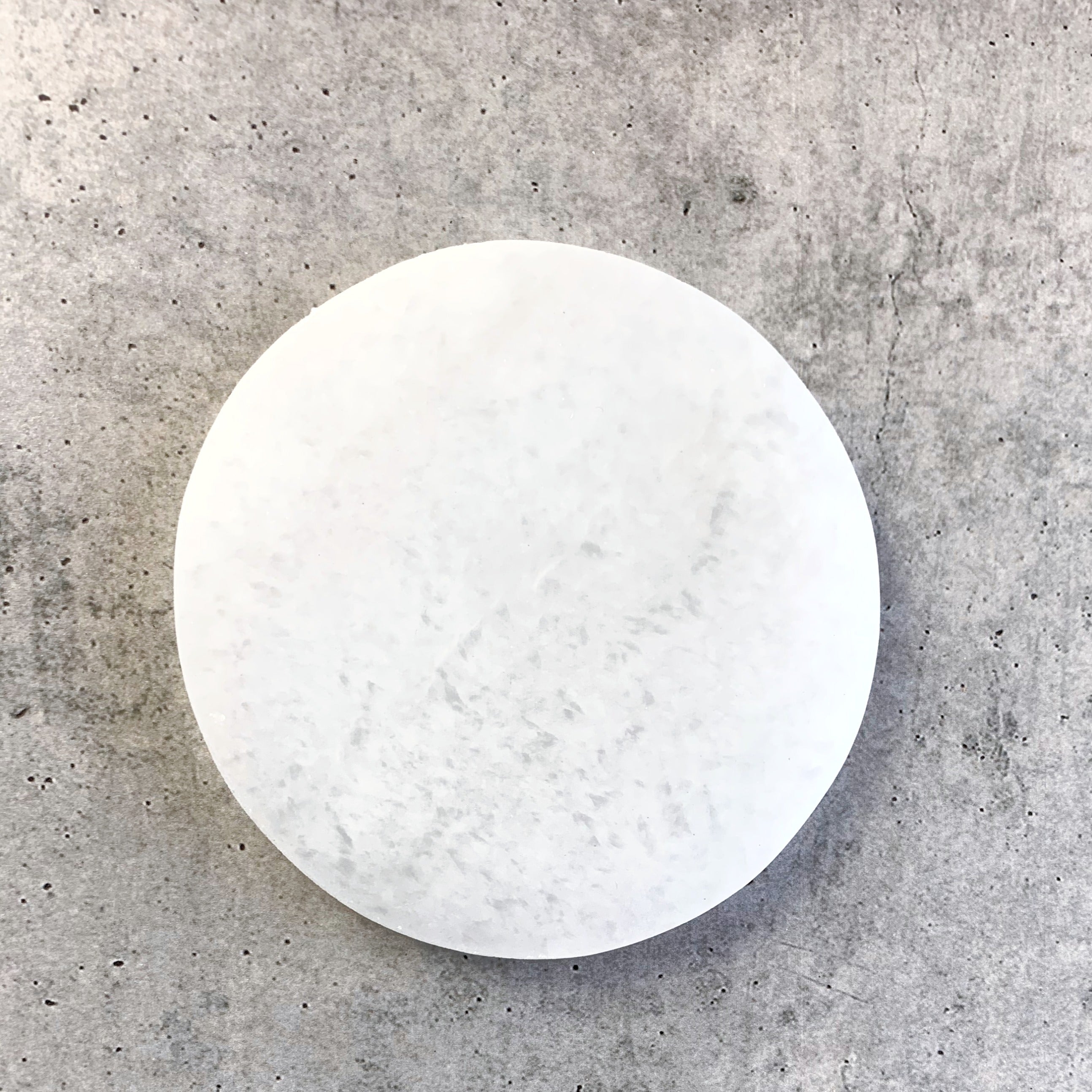 Selenite Round Charging Plate | Large