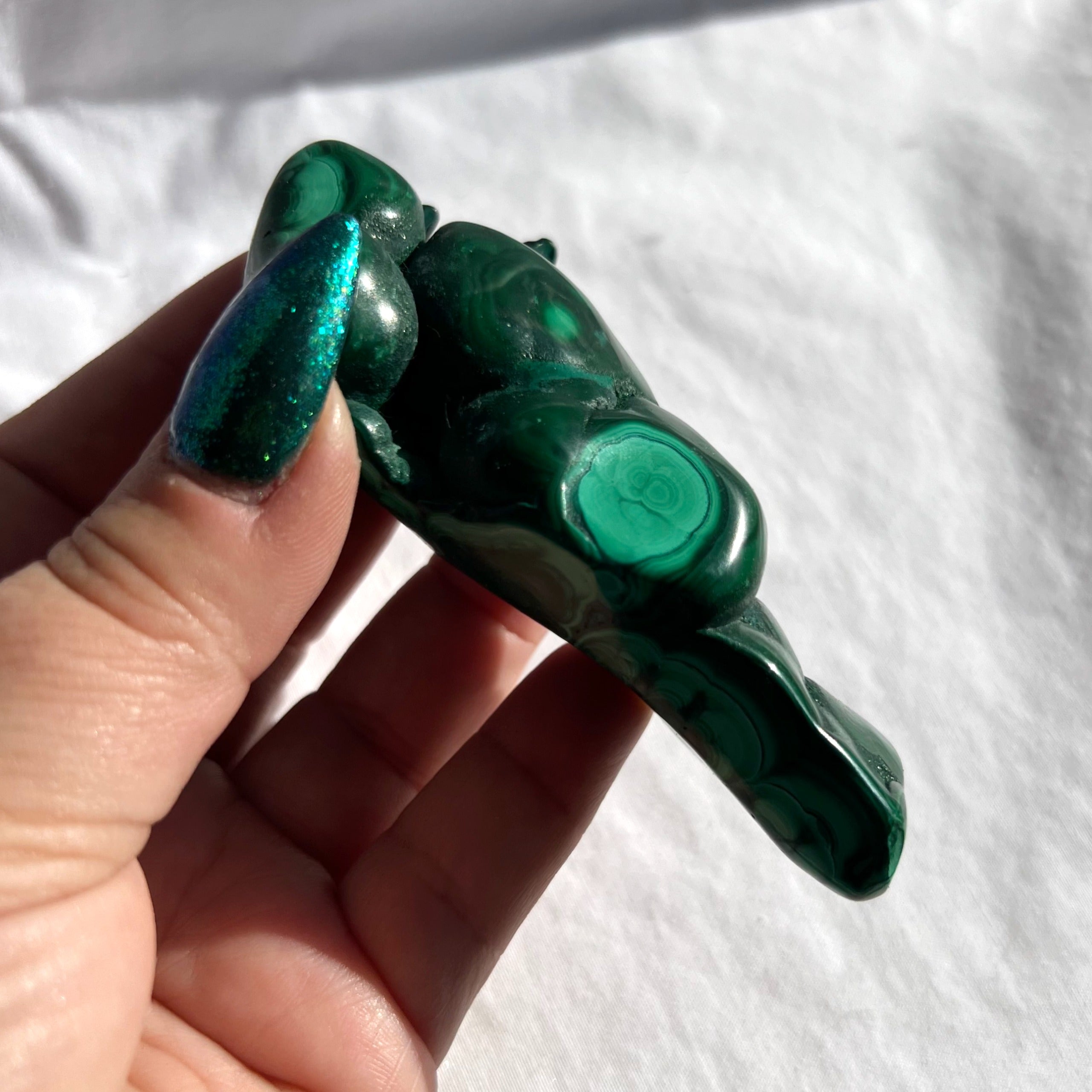 'Crocky' Malachite Freeform