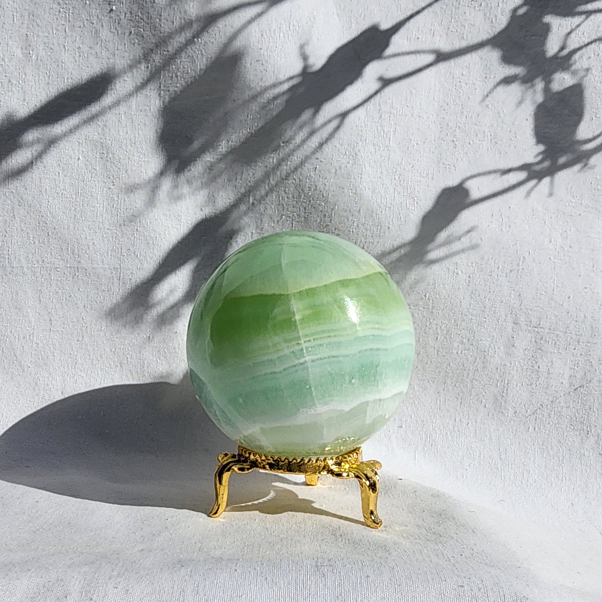 Pistachio Calcite Sphere