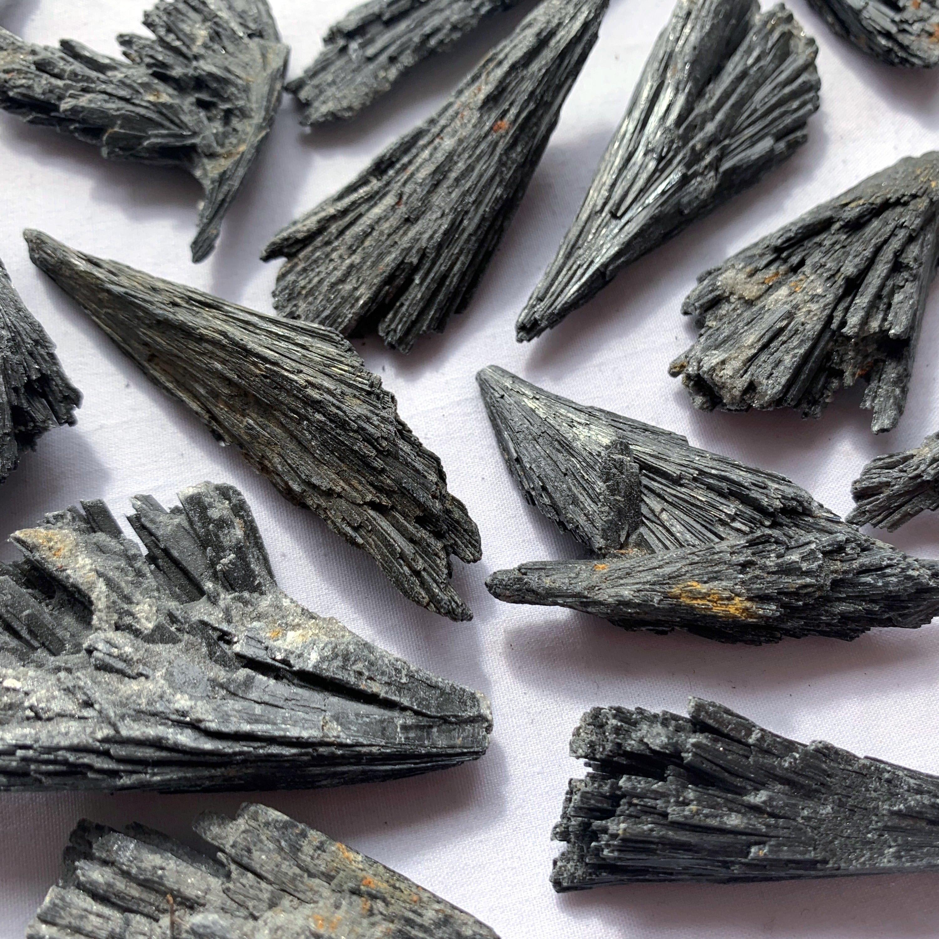Black Kyanite Fan | Small